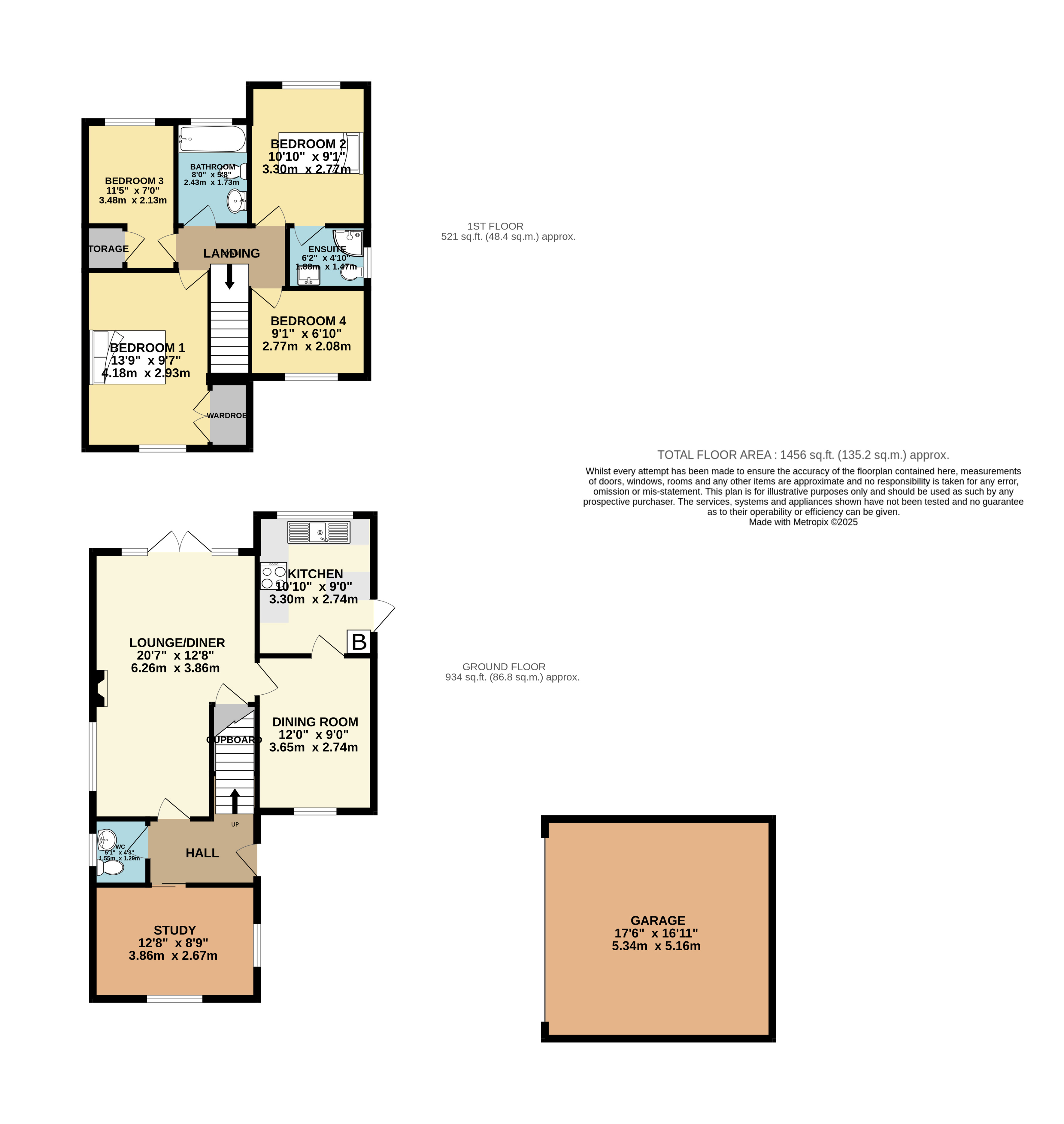 20, Sedgemoor Drive, Thame floorplan