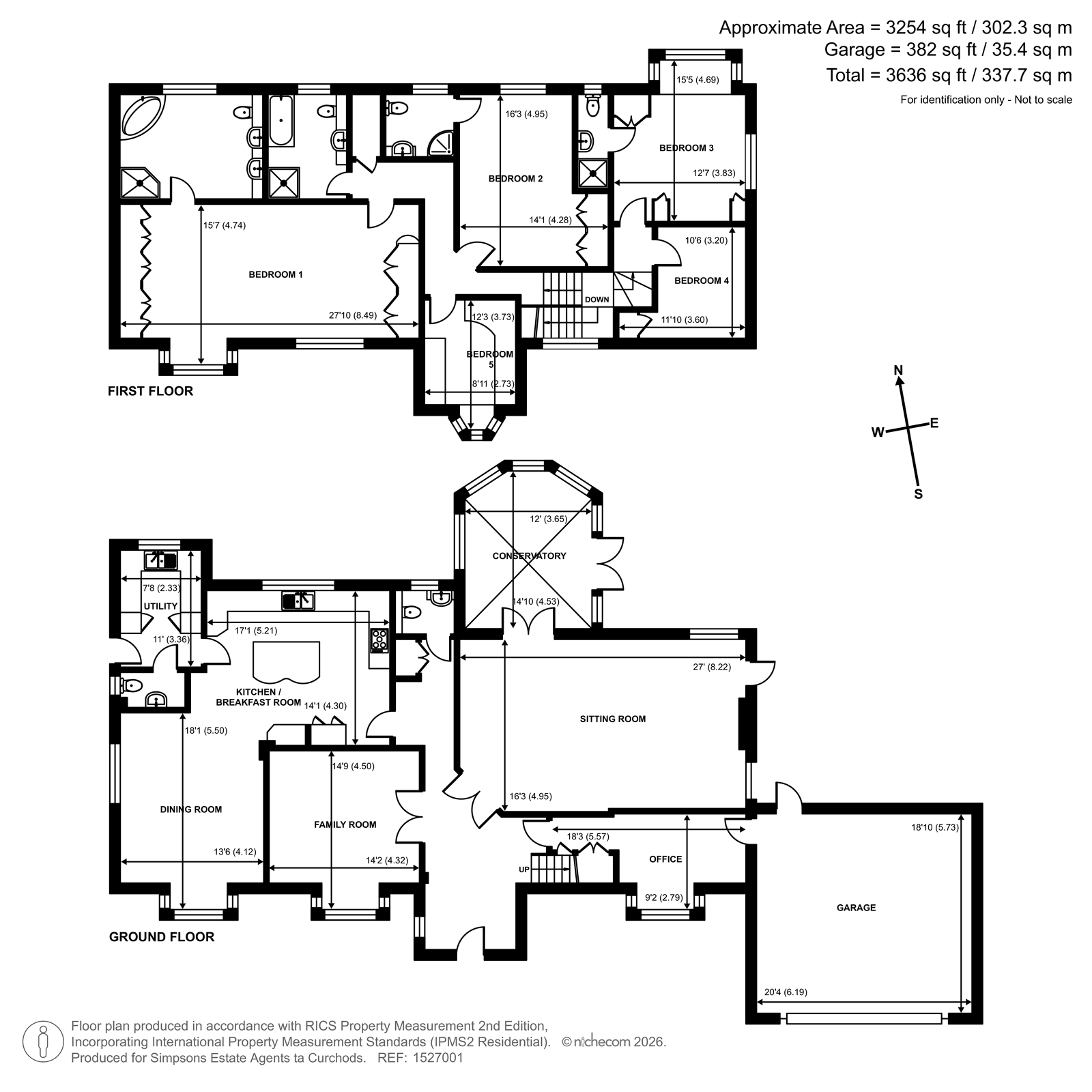 Shirley,, Cobham Way, East Horsley floorplan
