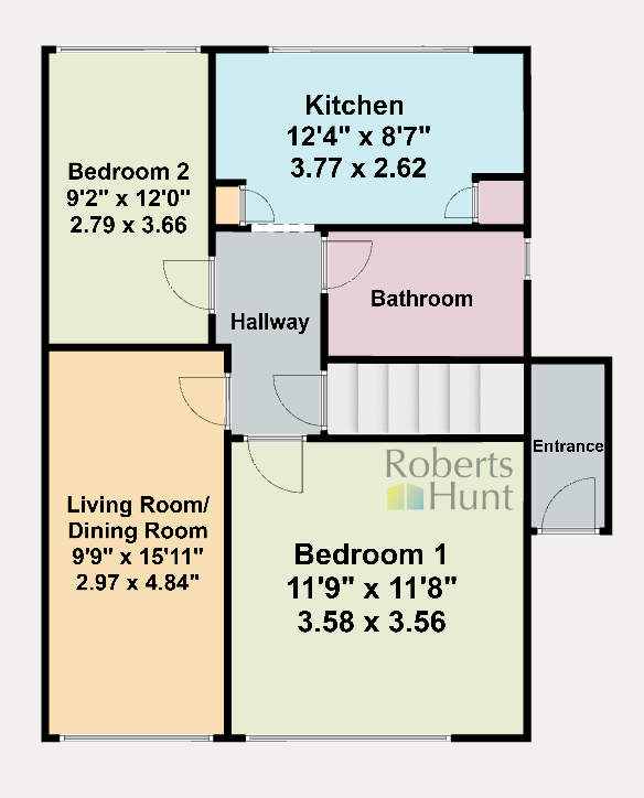 23c, Gordon Road, Ashford floorplan