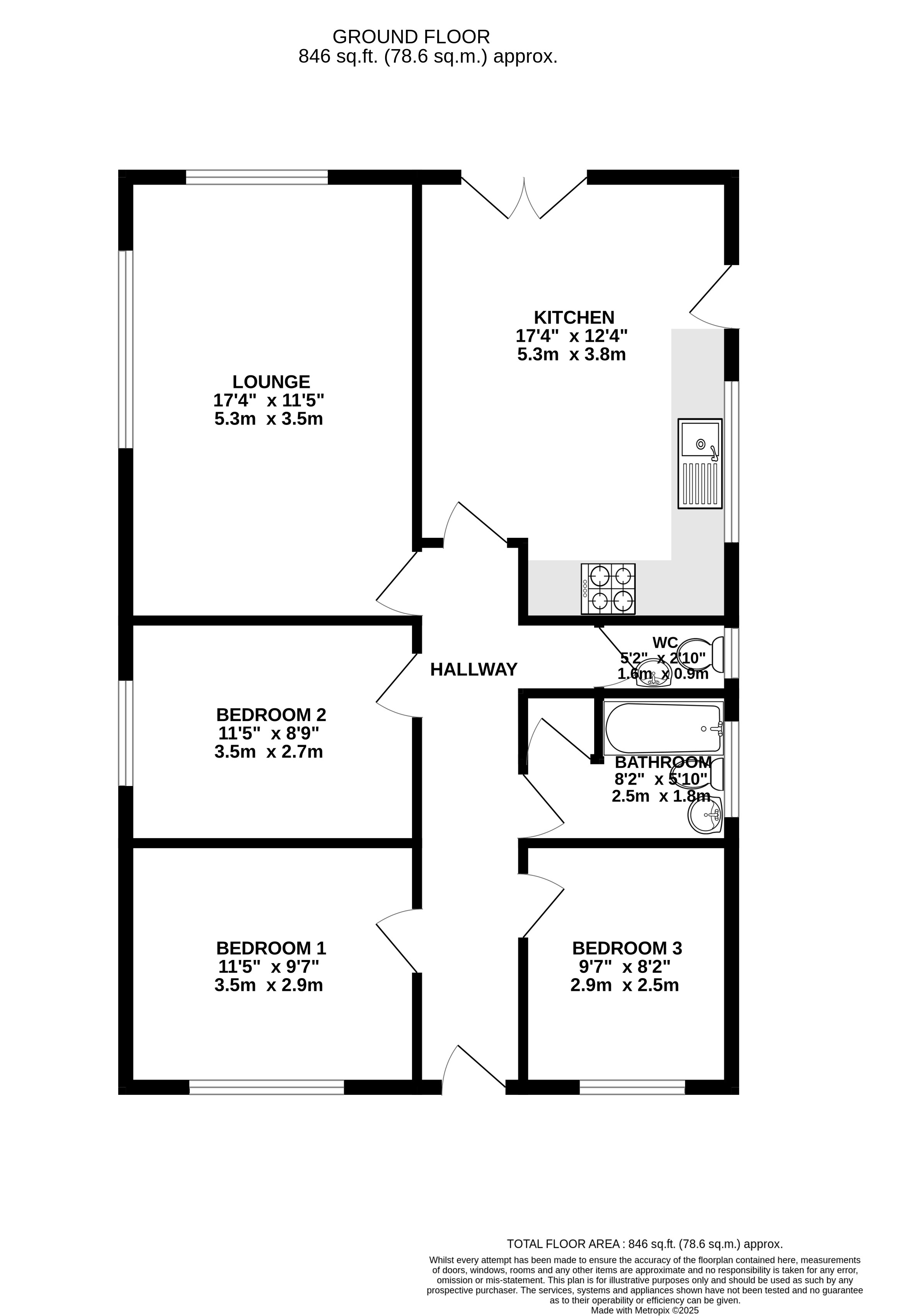60, Saxilby Road, Lincoln, Lincholnshire floorplan