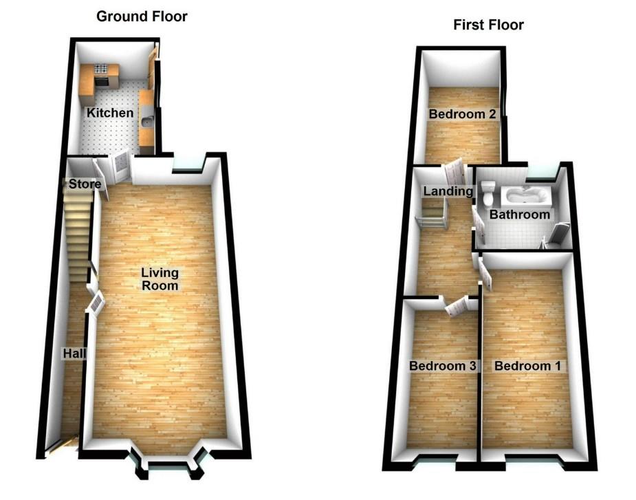 Cwm Terrace, Cwm, Ebbw Vale NP23, 3 bedroom terraced house to rent