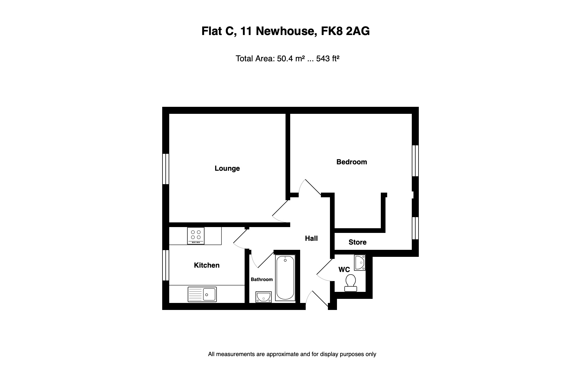11c, Newhouse, Stirling floorplan