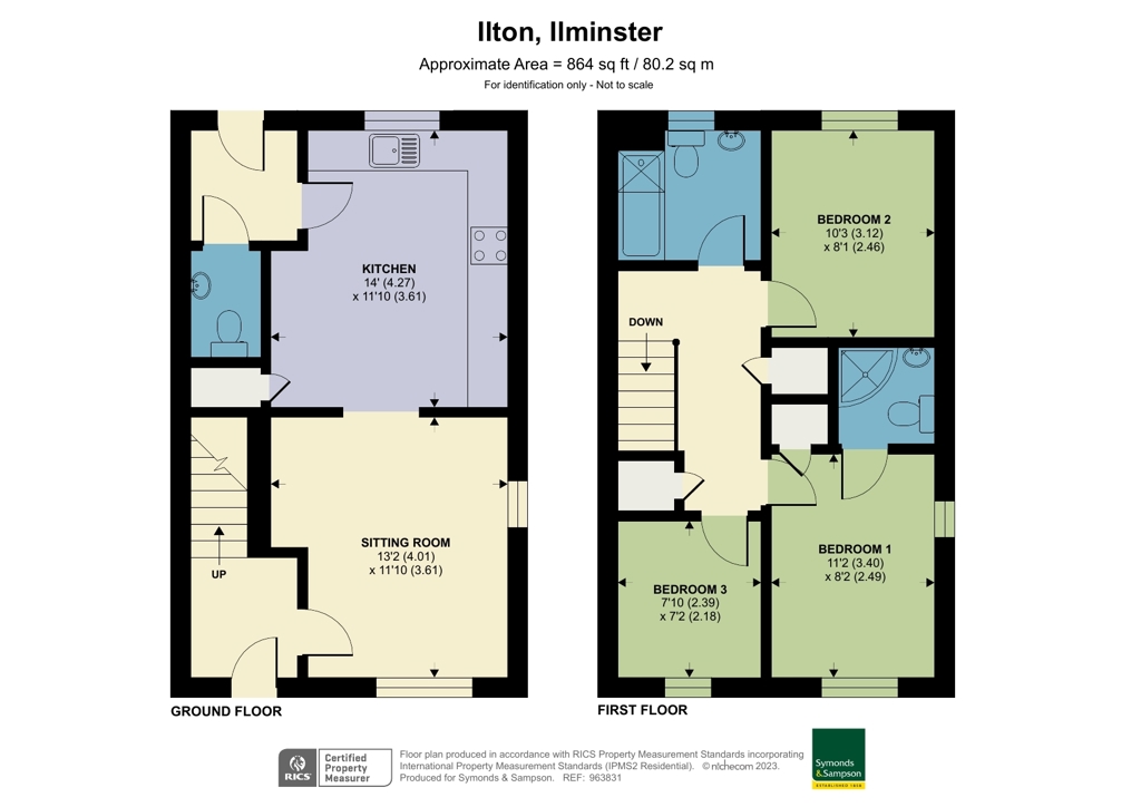 Copse Lane, Ilton, Ilminster, Somerset TA19, 3 bedroom end terrace