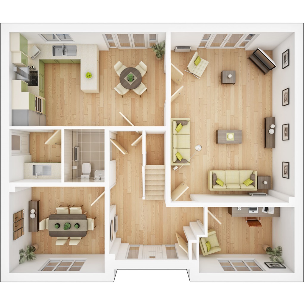 The Wayford - Plot 346, Ockley Park, 1 Avenue De Warenne, Hassocks floorplan