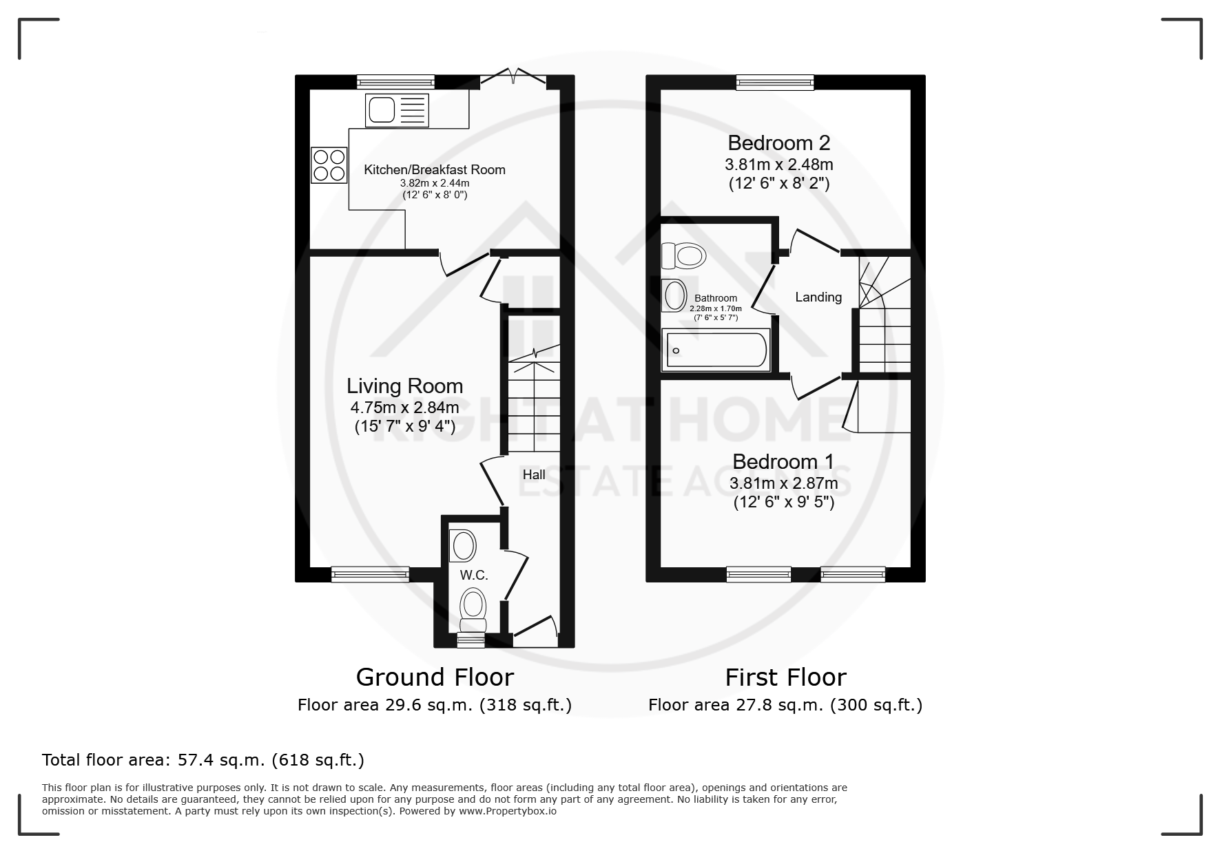 6 Brooklyn Close, Exeter floorplan