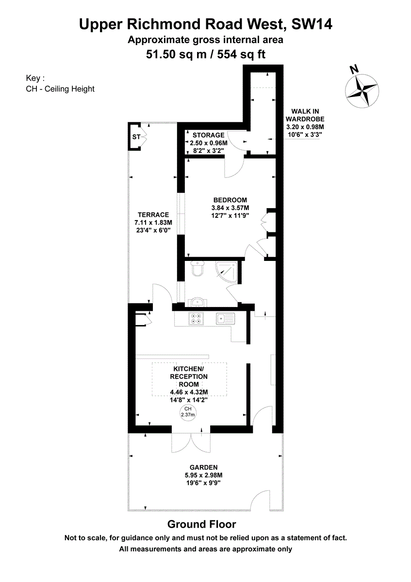 Rear Flat, London floorplan
