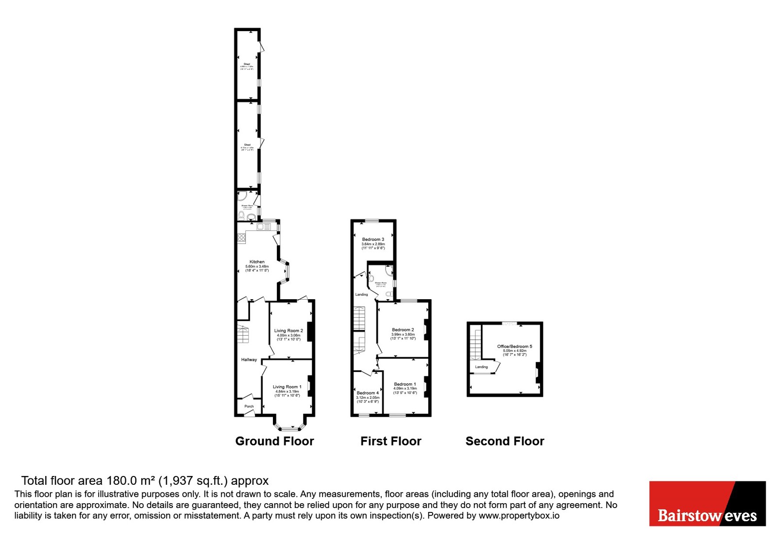 100, The Avenue, Birmingham floorplan