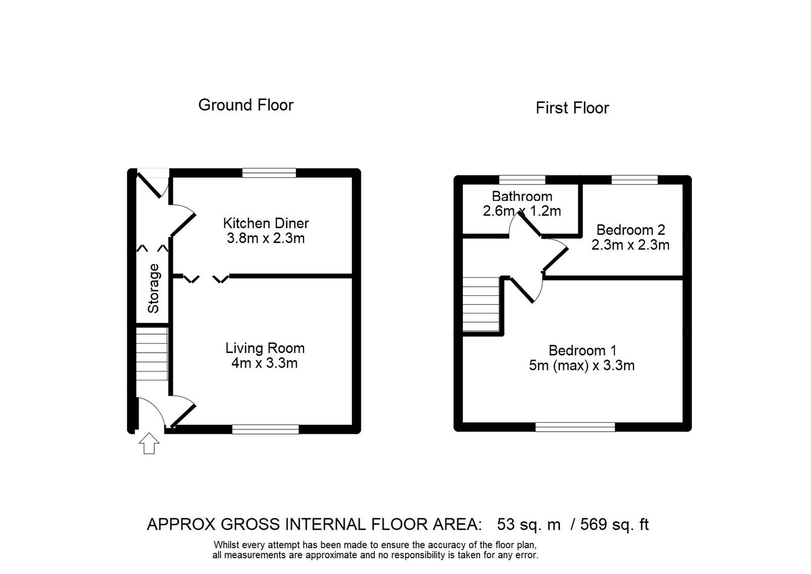 3, Brooklands Avenue, Rossendale floorplan