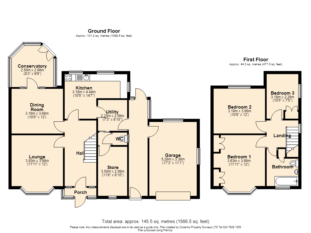 6, Alder Lane, Solihull floorplan