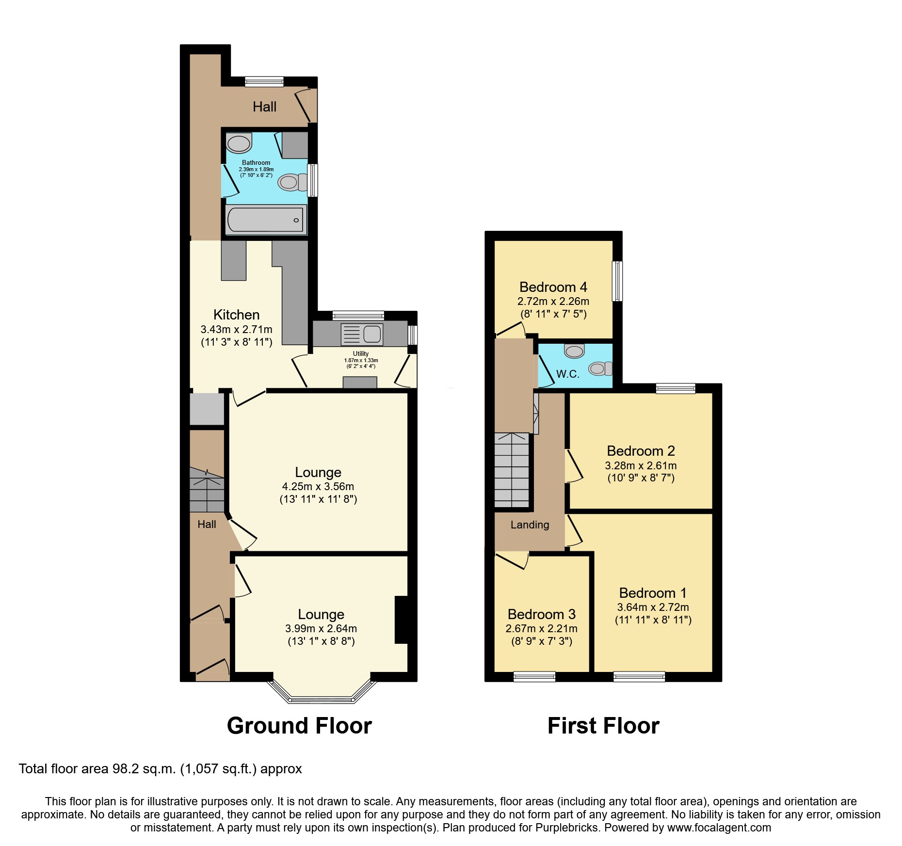 11, Duffryn Road, Maesteg floorplan
