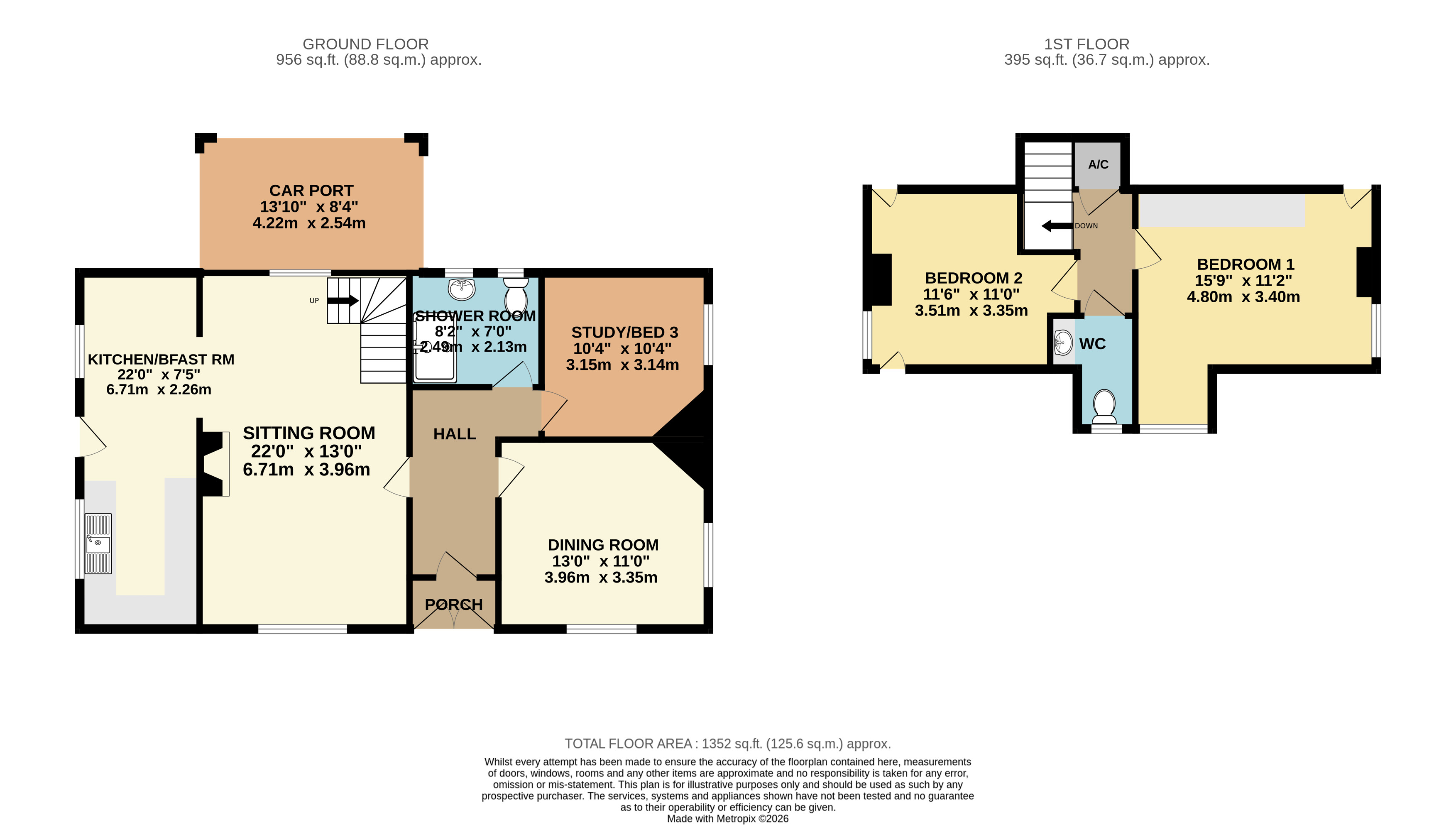 10 Middle Street, Minehead Somerset floorplan