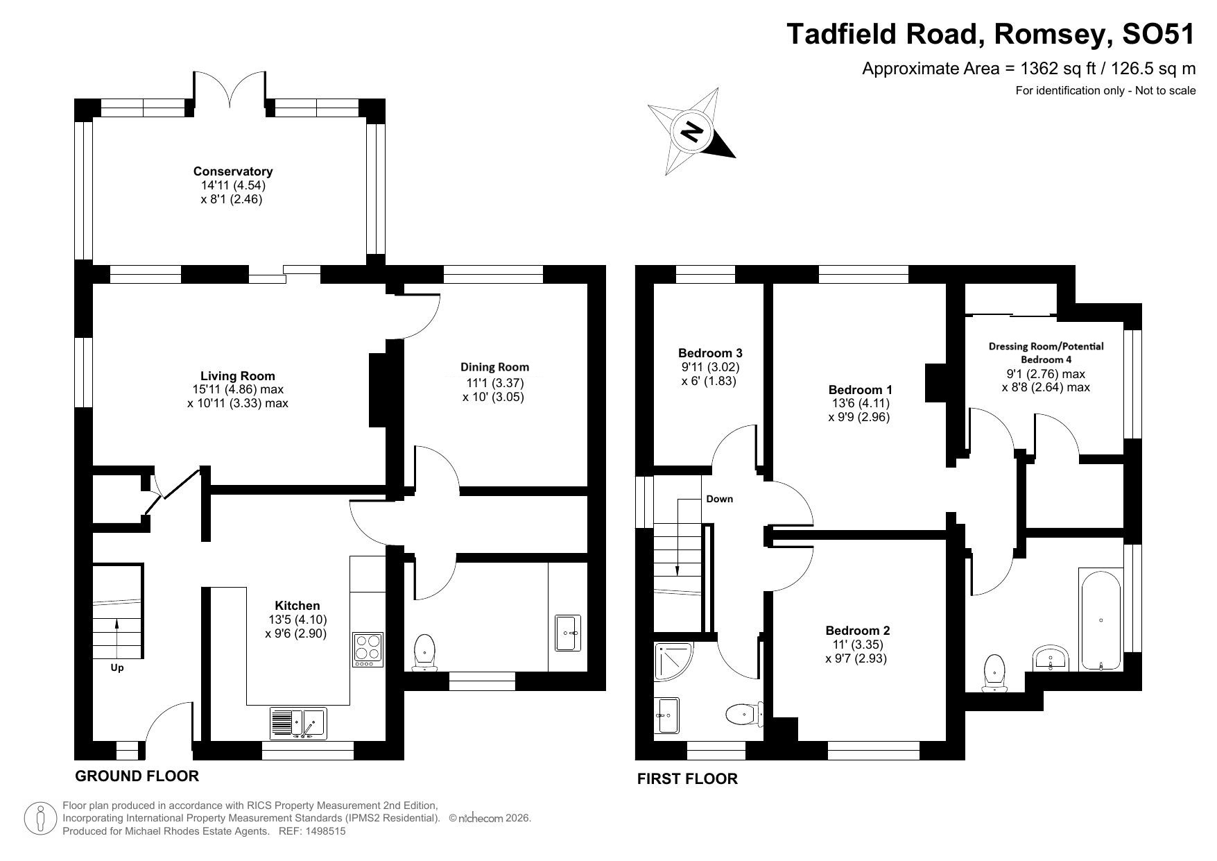 36, Tadfield Road, Hampshire floorplan