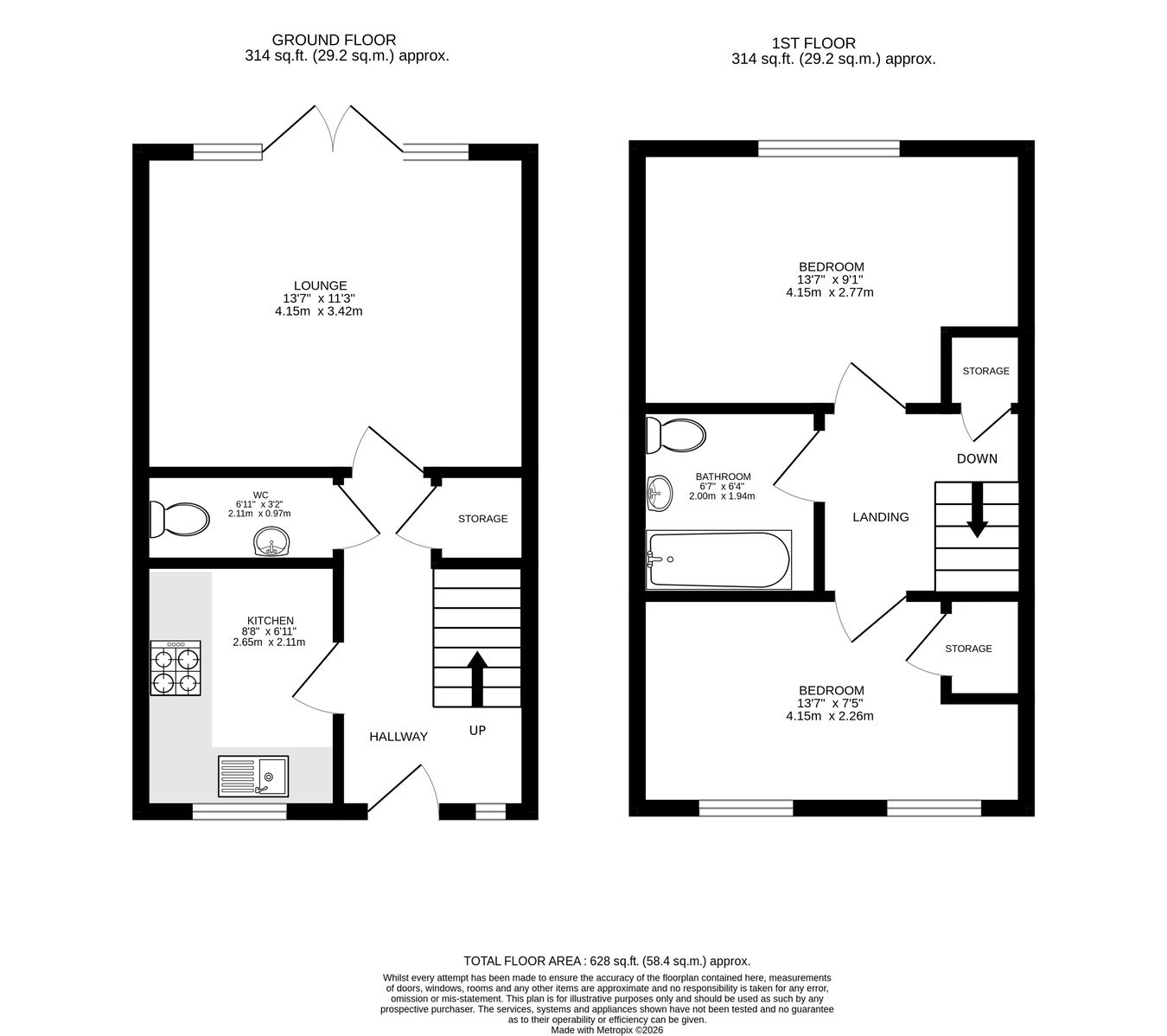 4, Green Lane, Haverfordwest floorplan