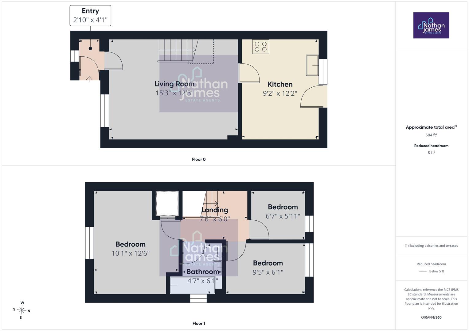 9, Lea Close, Undy floorplan