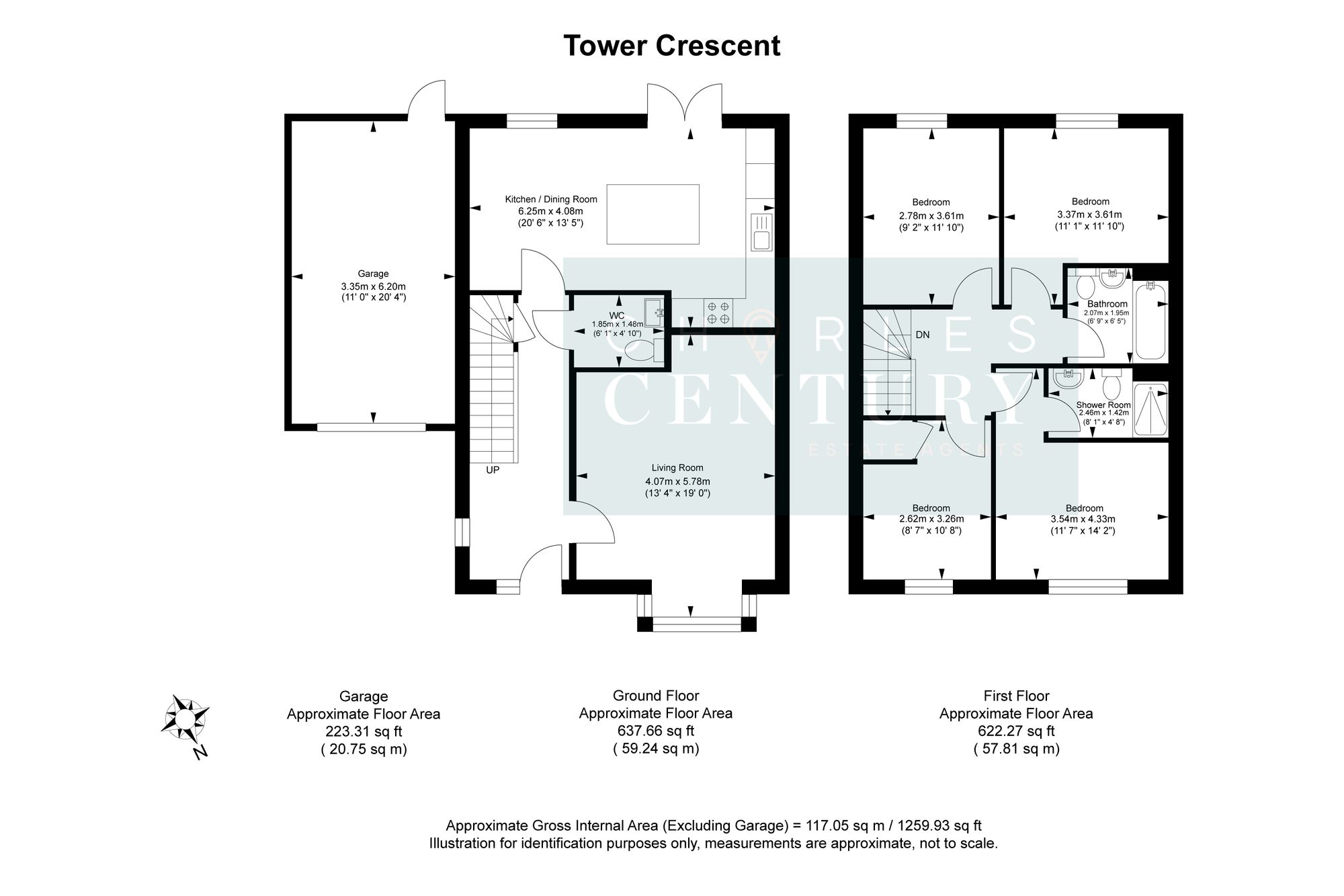 8 Tower Crescent, Hailsham floorplan