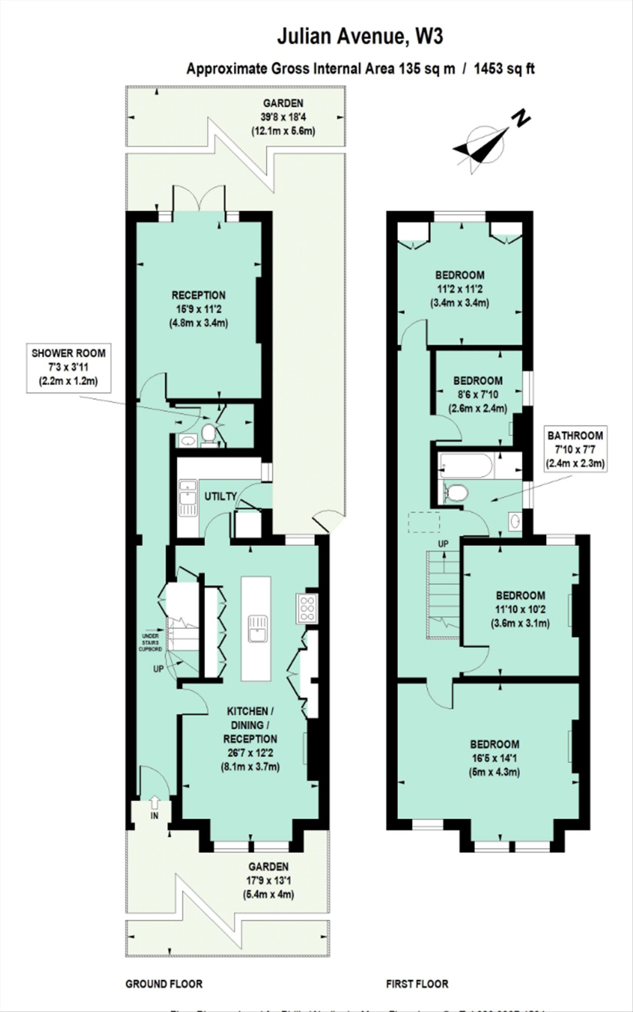 50, Julian Avenue, London floorplan