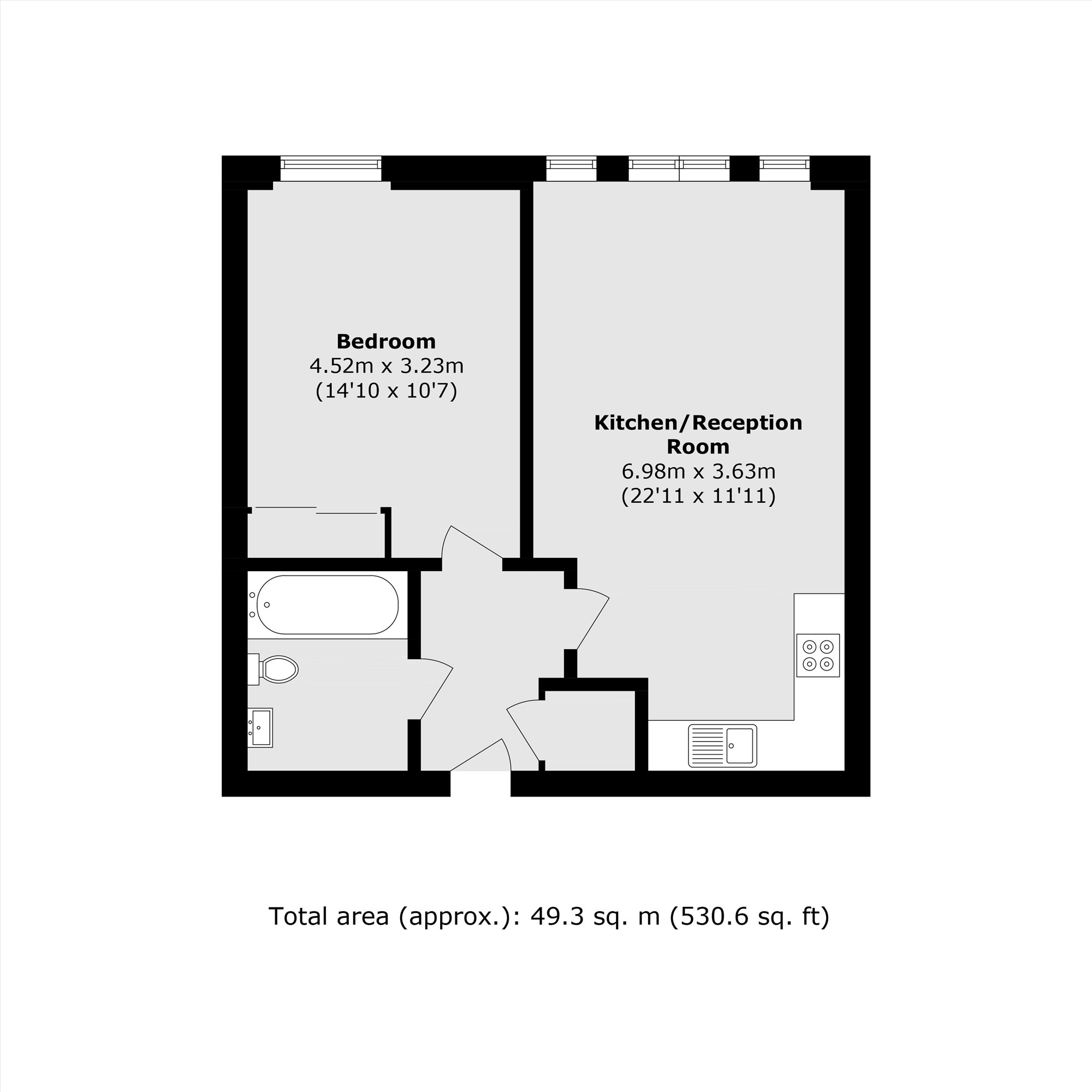 Flat 34, 42A, Albany Park Road, Kingston Upon Thames floorplan