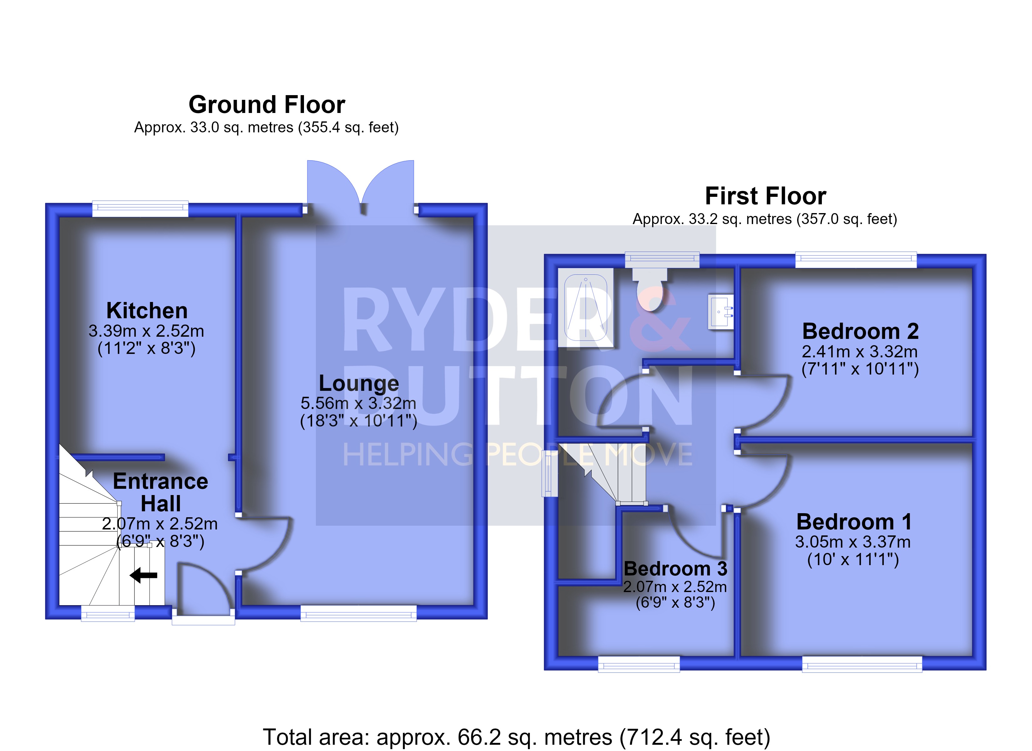 Hunt Lane, Oldham floorplan