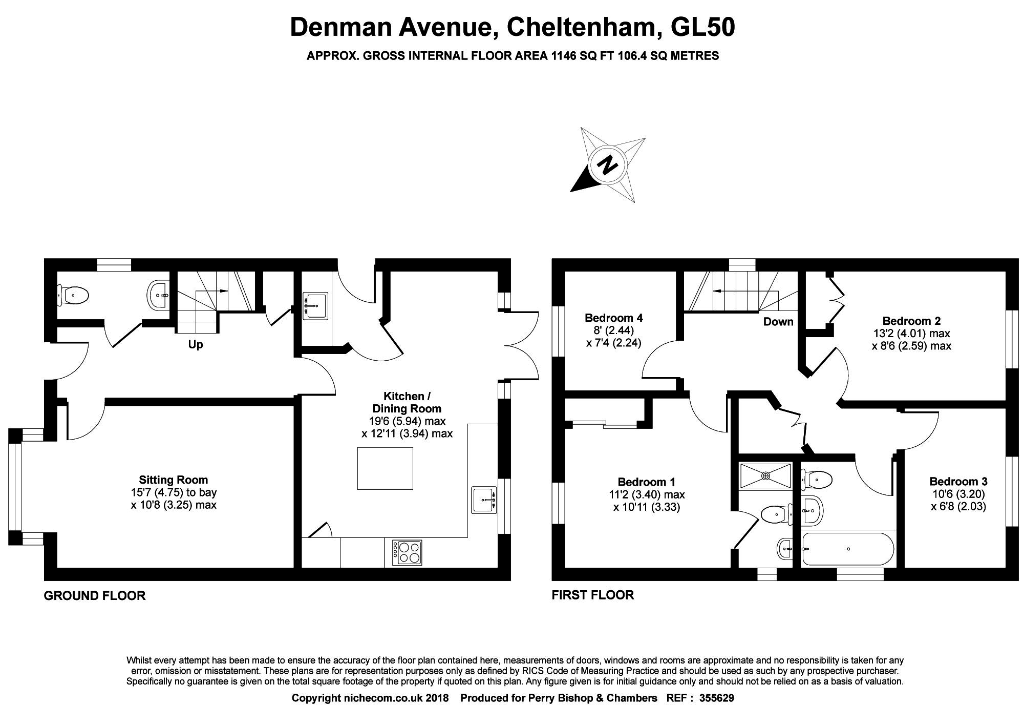 4 Bedrooms Detached house for sale in Denman Avenue, Cheltenham GL50