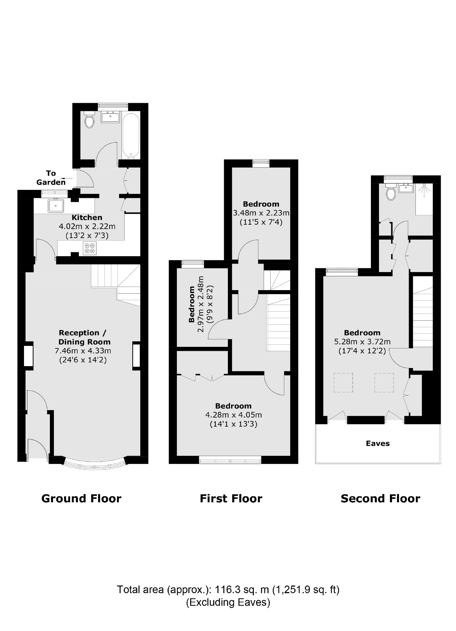 5, Stanley Gardens Road, Teddington floorplan