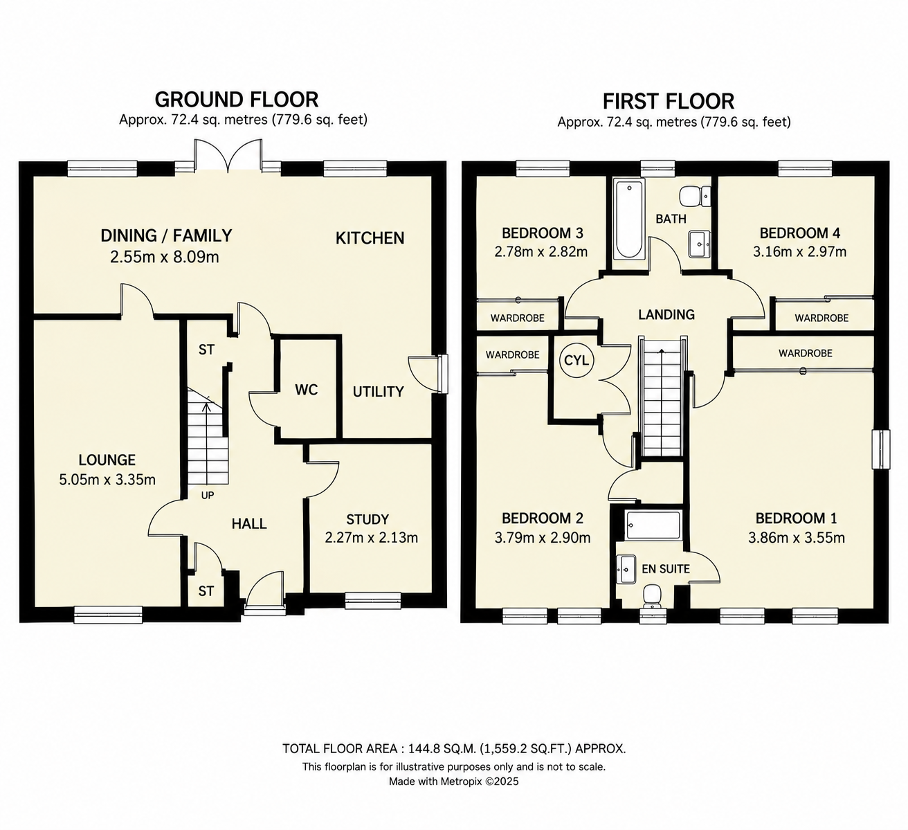 4, Wodehouse Close, Emsworth floorplan