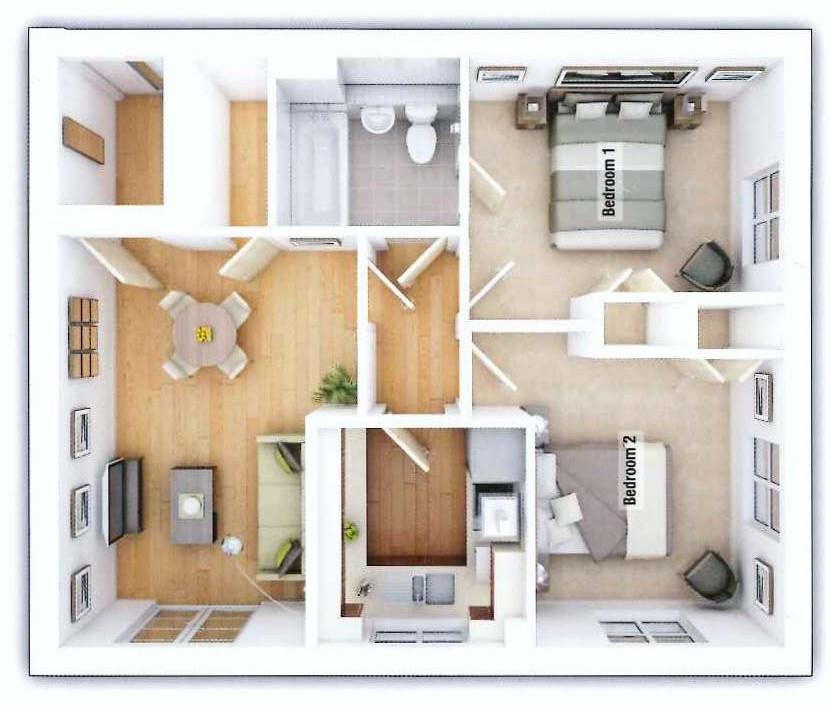 1, Livery House, Stud Road,, Oakham floorplan