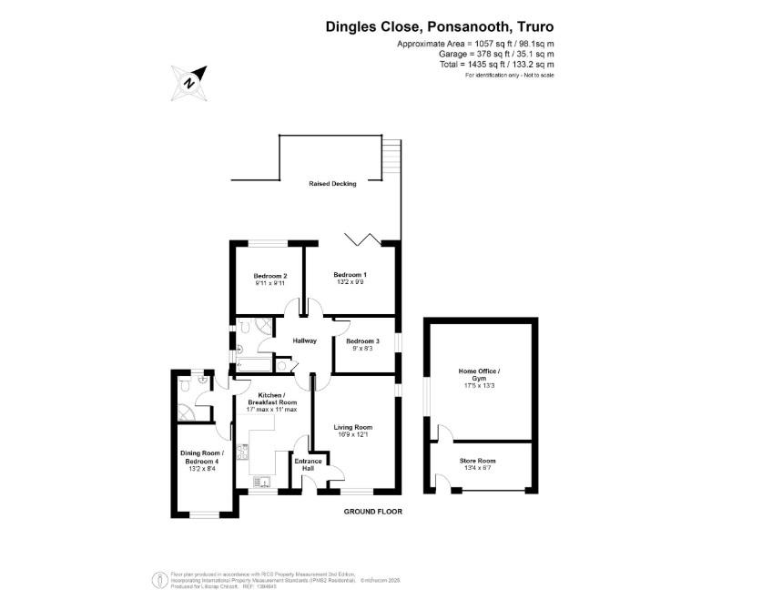 12, Dingles Close, Truro floorplan
