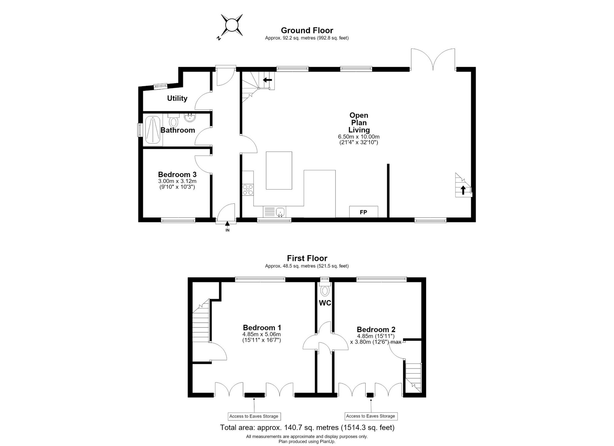 1 Sleights Bungalows, Leeds floorplan