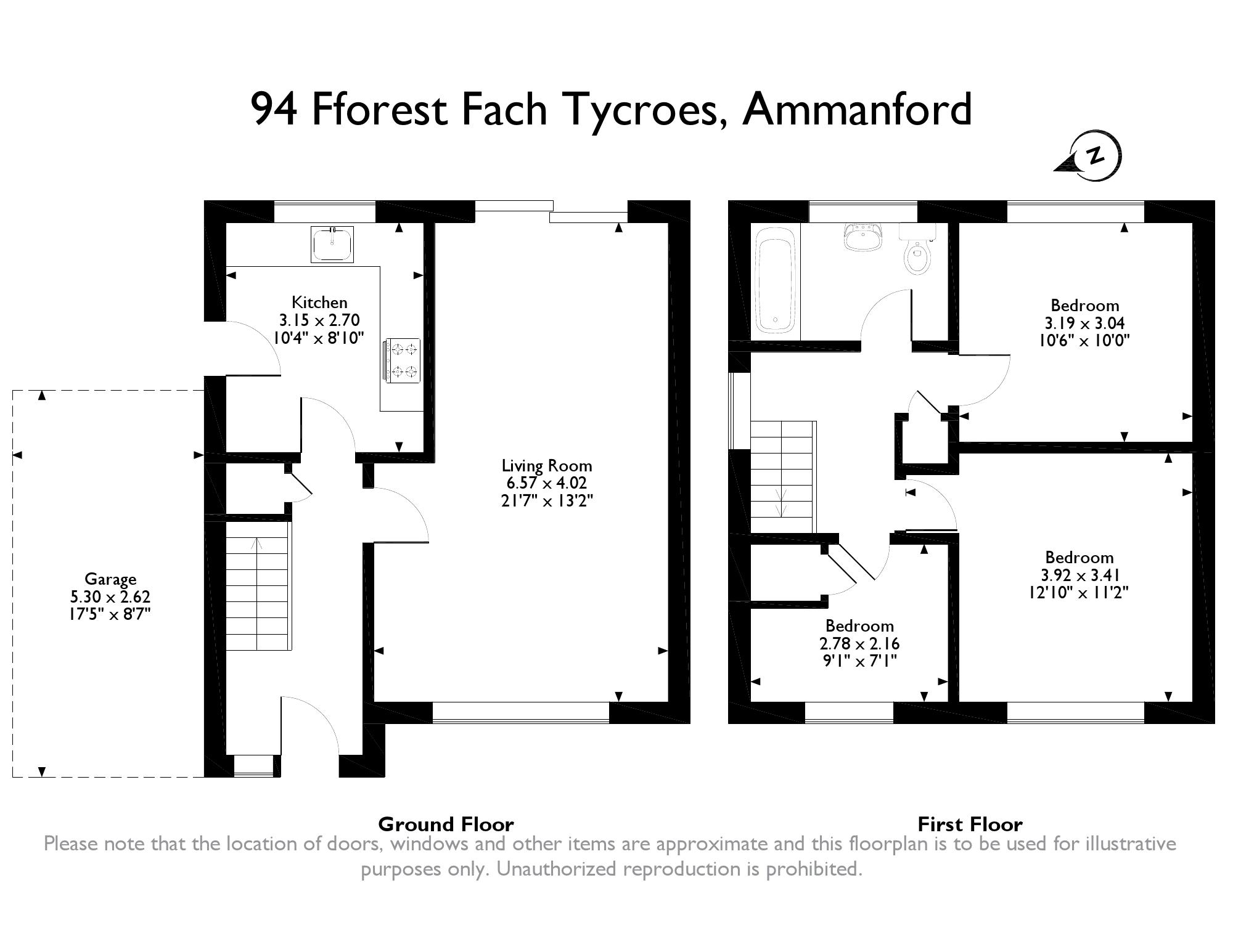 3 Bedrooms Semi-detached house for sale in Fforest Fach, Tycroes, Ammanford SA18