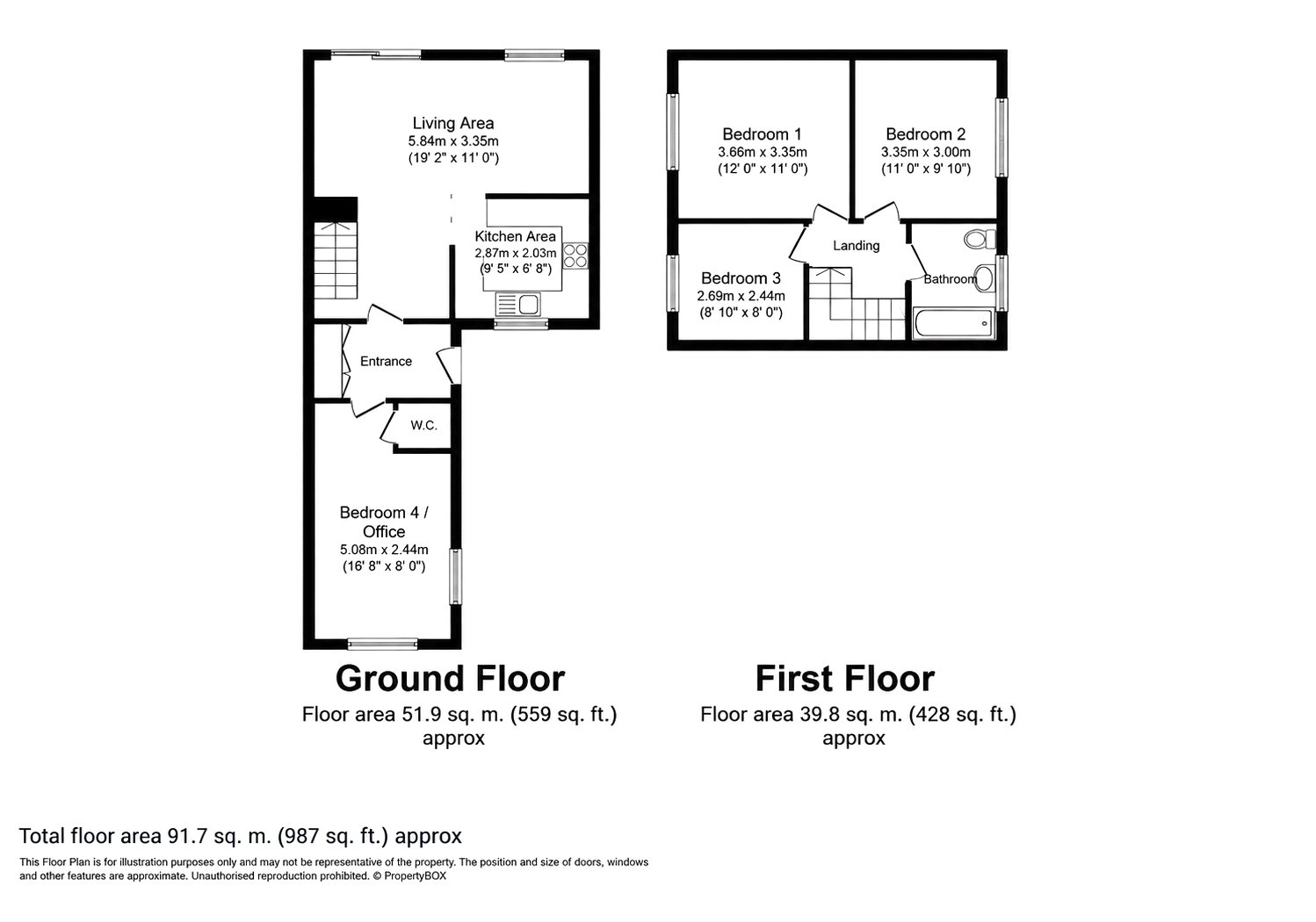 MARKETING CARD - 25,, Kirton Close, Reading floorplan