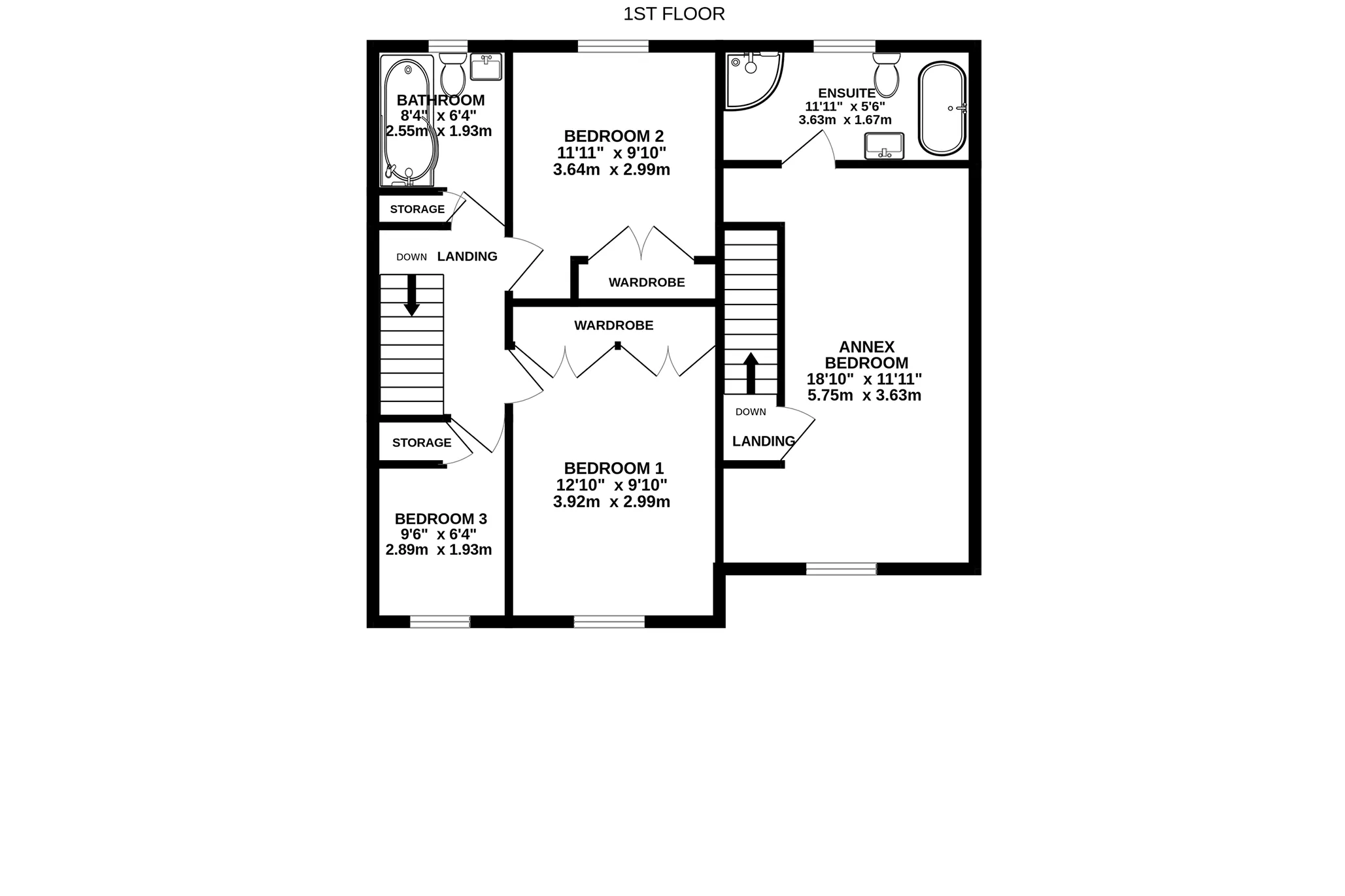 44, Harcroft Meadow, Douglas floorplan