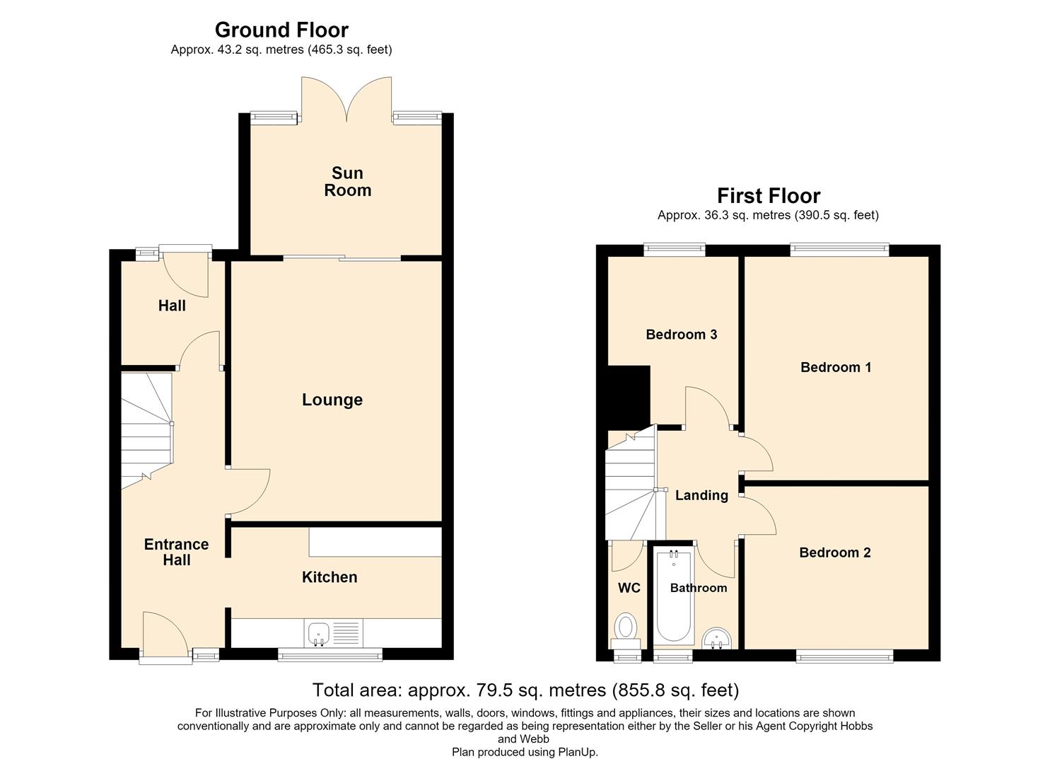 11, Corston, Brompton Road, Weston-Super-Mare floorplan