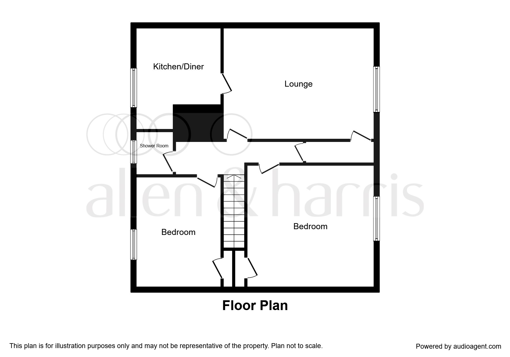 2 Bedrooms Flat for sale in Aird Avenue, Kilmarnock KA1