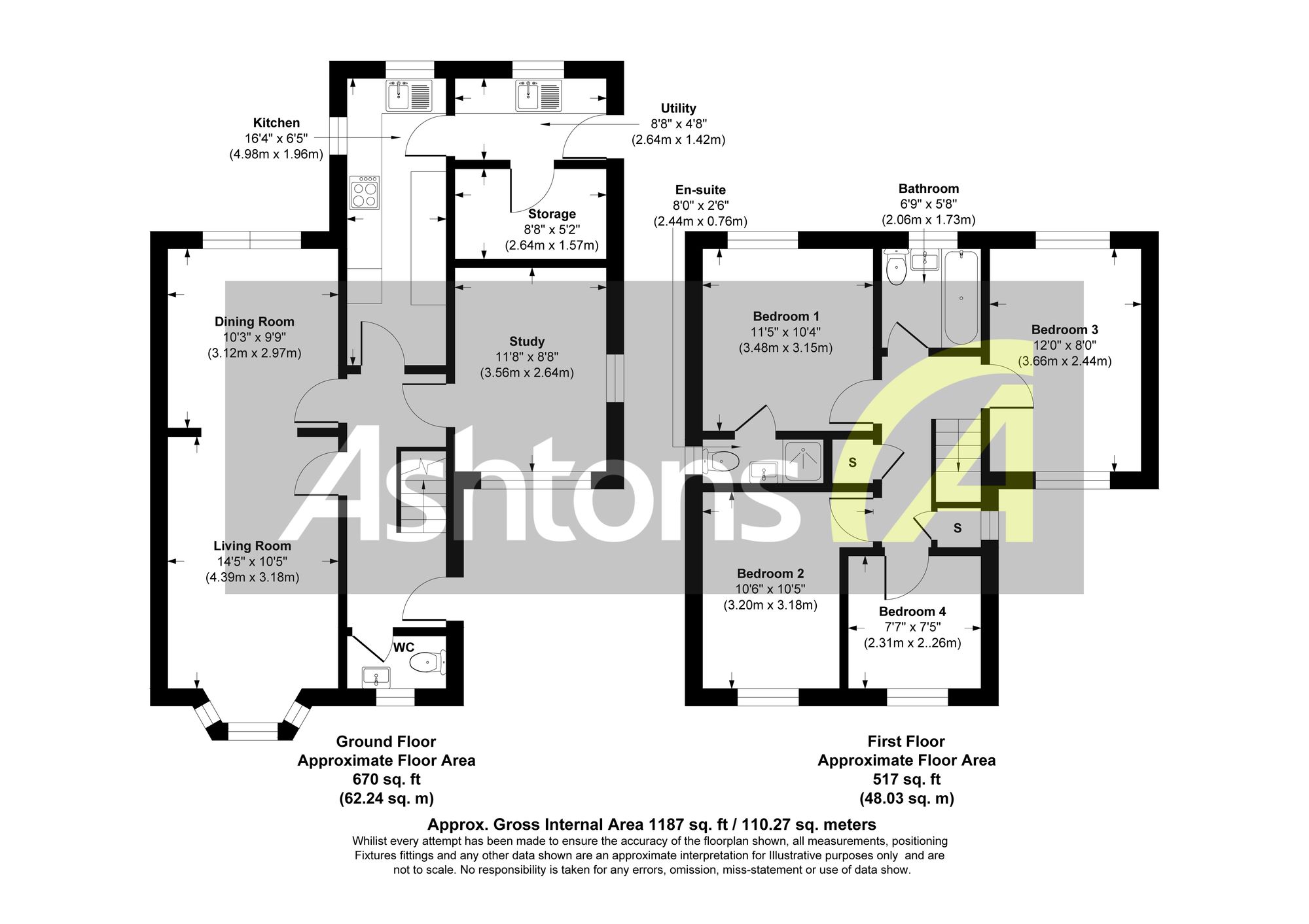 44 Nicol Road, Wigan floorplan