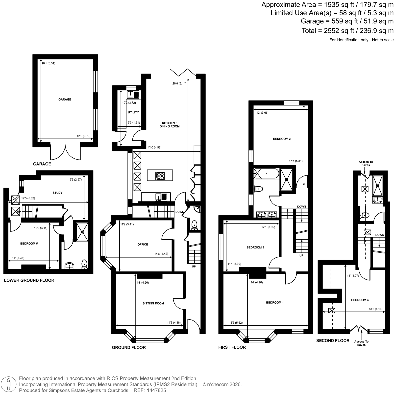 11, Parvis Road, West Byfleet floorplan