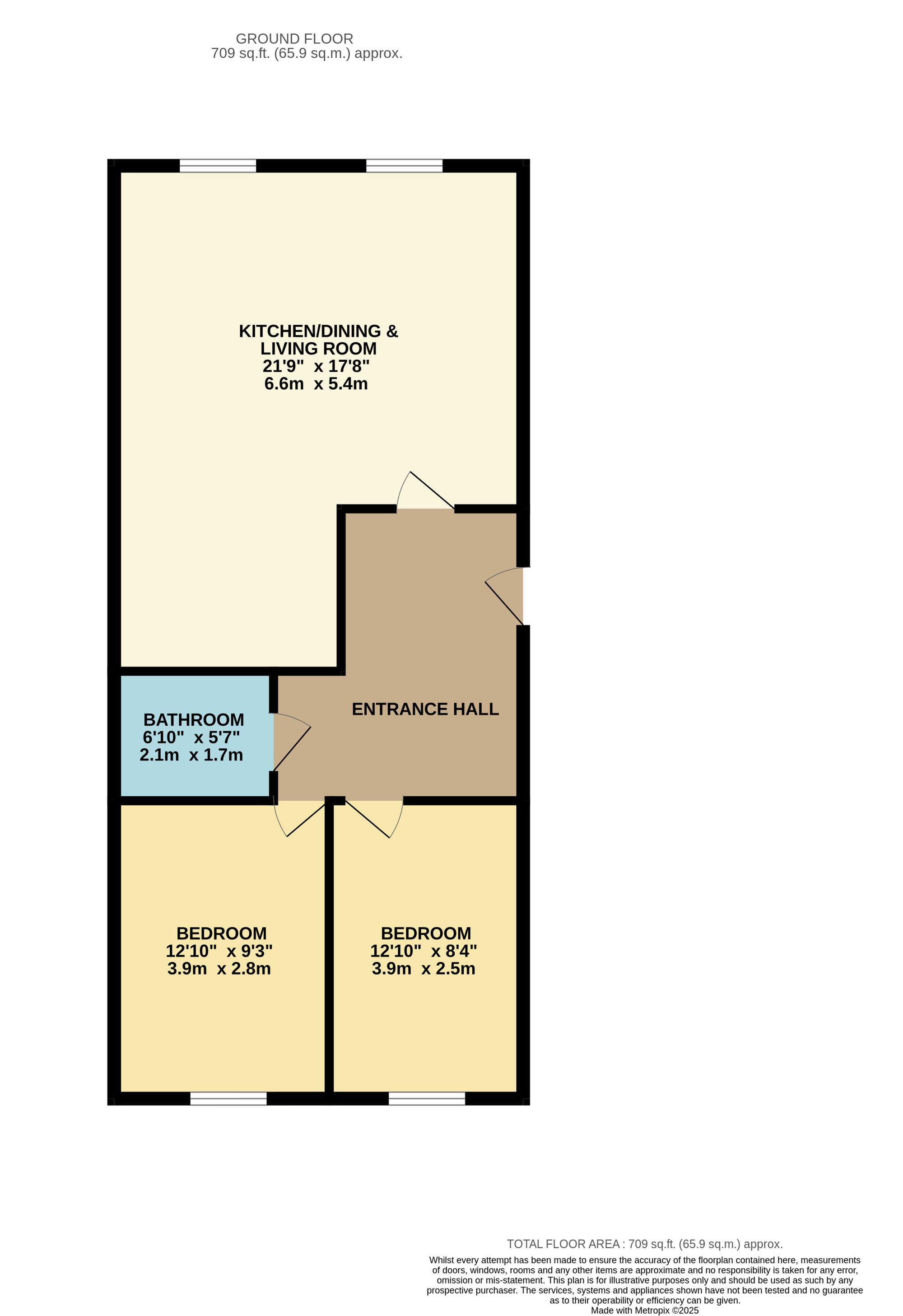 Apt 22, St. Brides Bay View Enfield Road, Haverfordwest floorplan