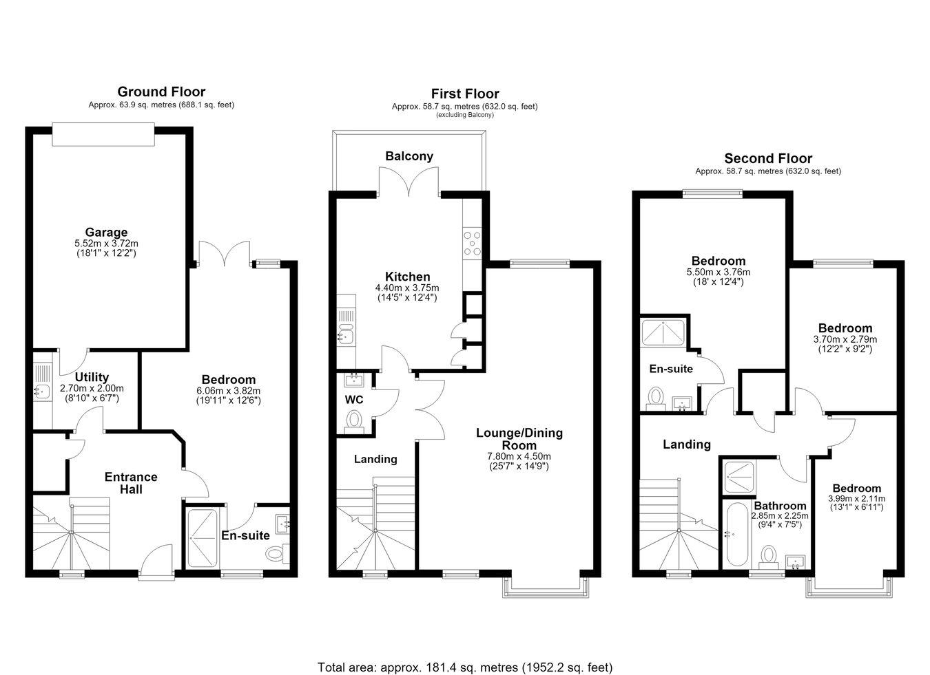 11 Snowdrop Walk, Shorncliffe Road, Folkestone floorplan