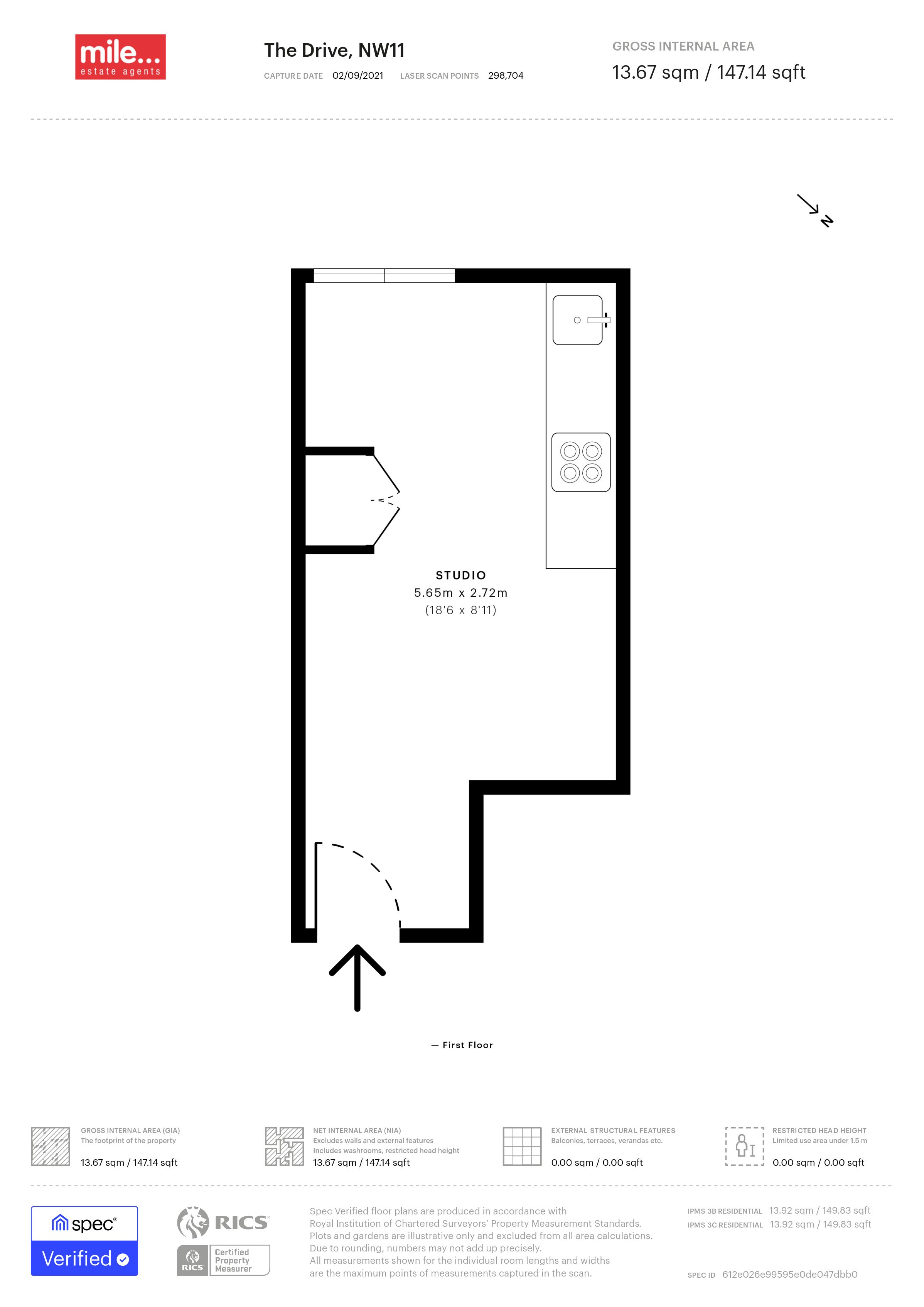 5, 7, The Drive, London floorplan