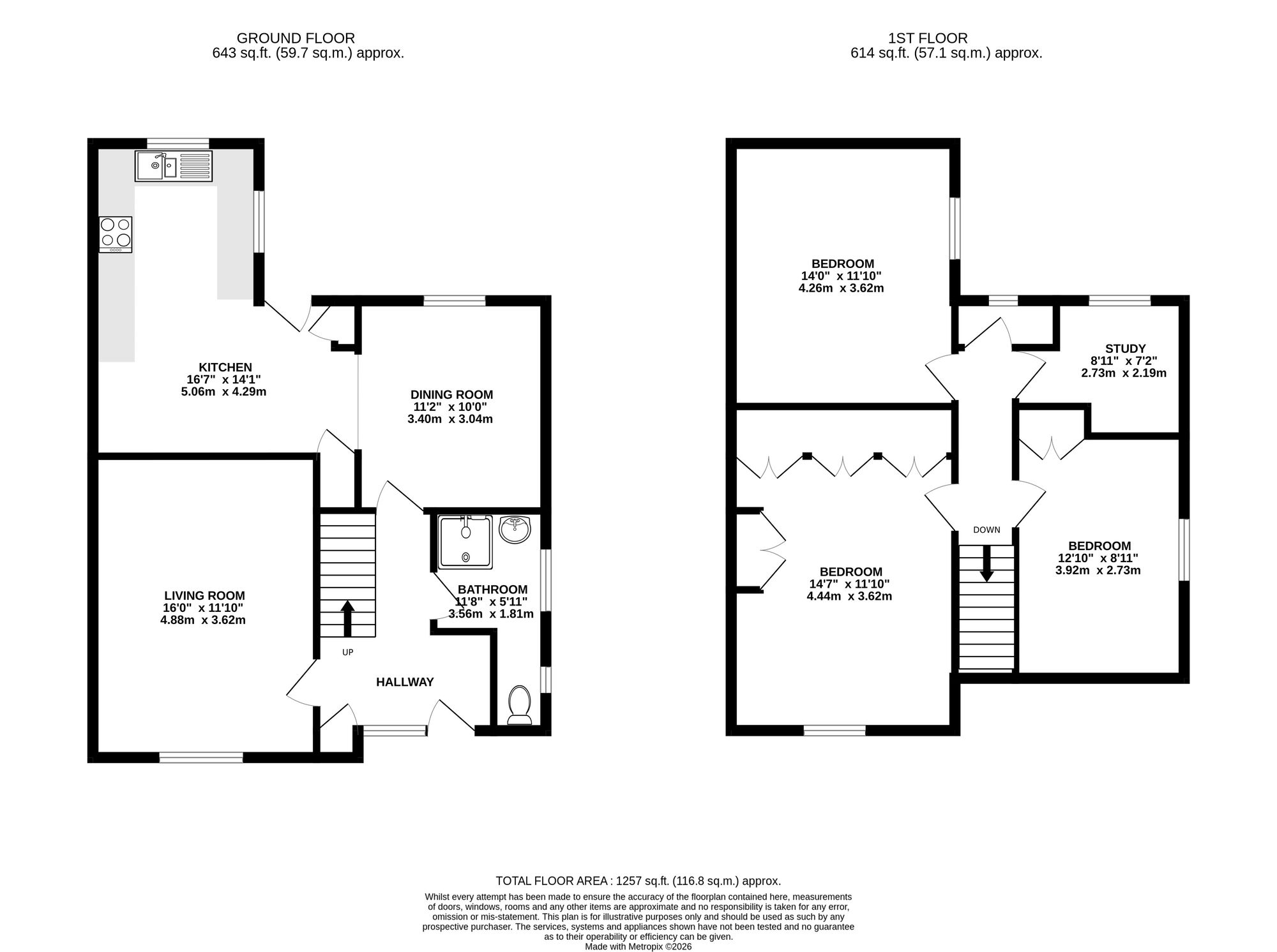 23 Lansdowne, Pontypool floorplan