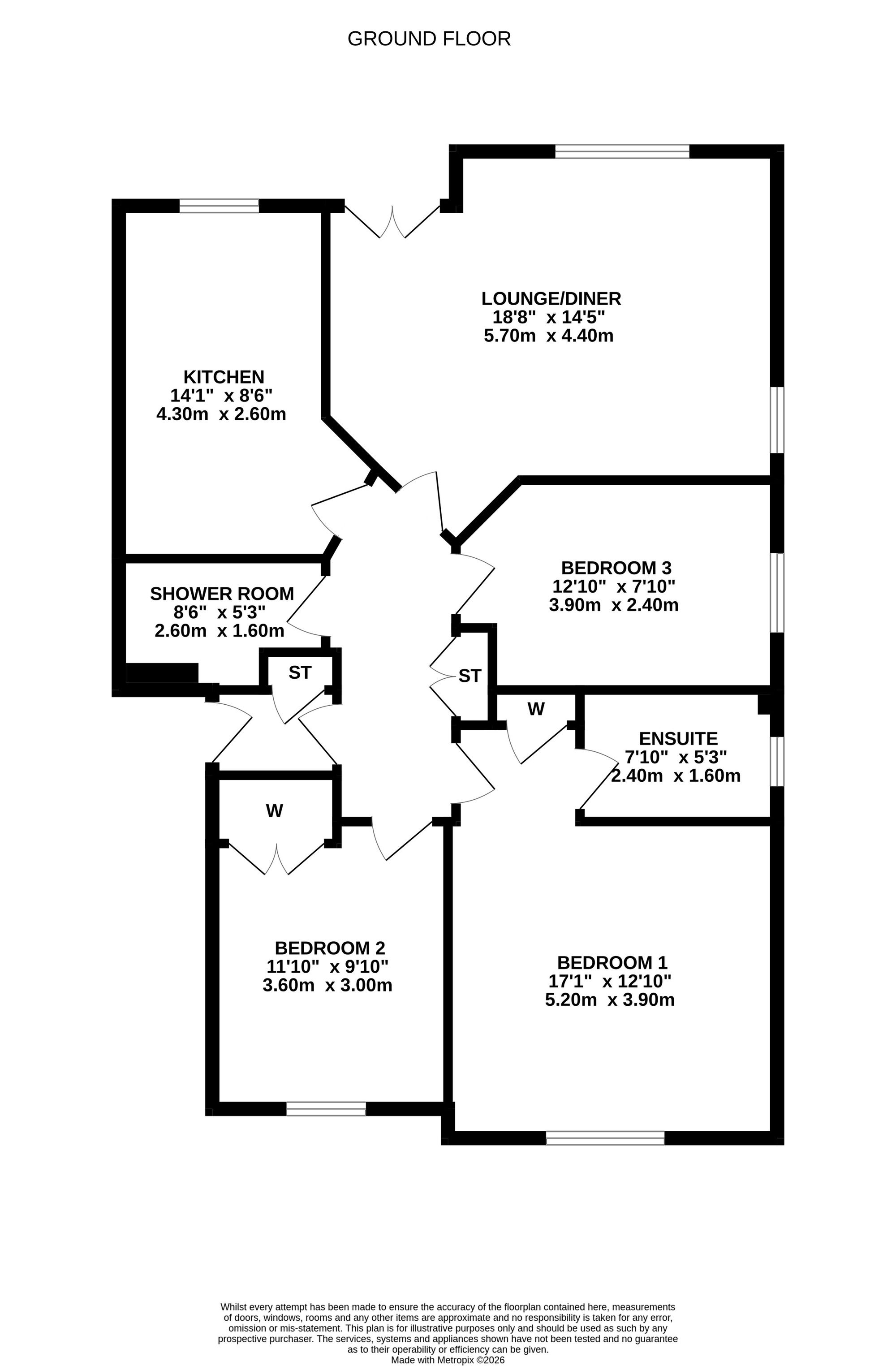 4 Allan Walk, Stirling floorplan