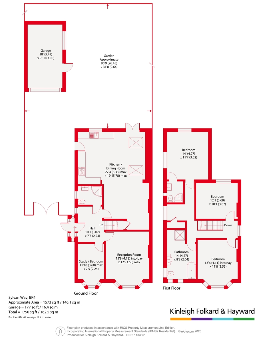 41, Sylvan Way, Kent floorplan