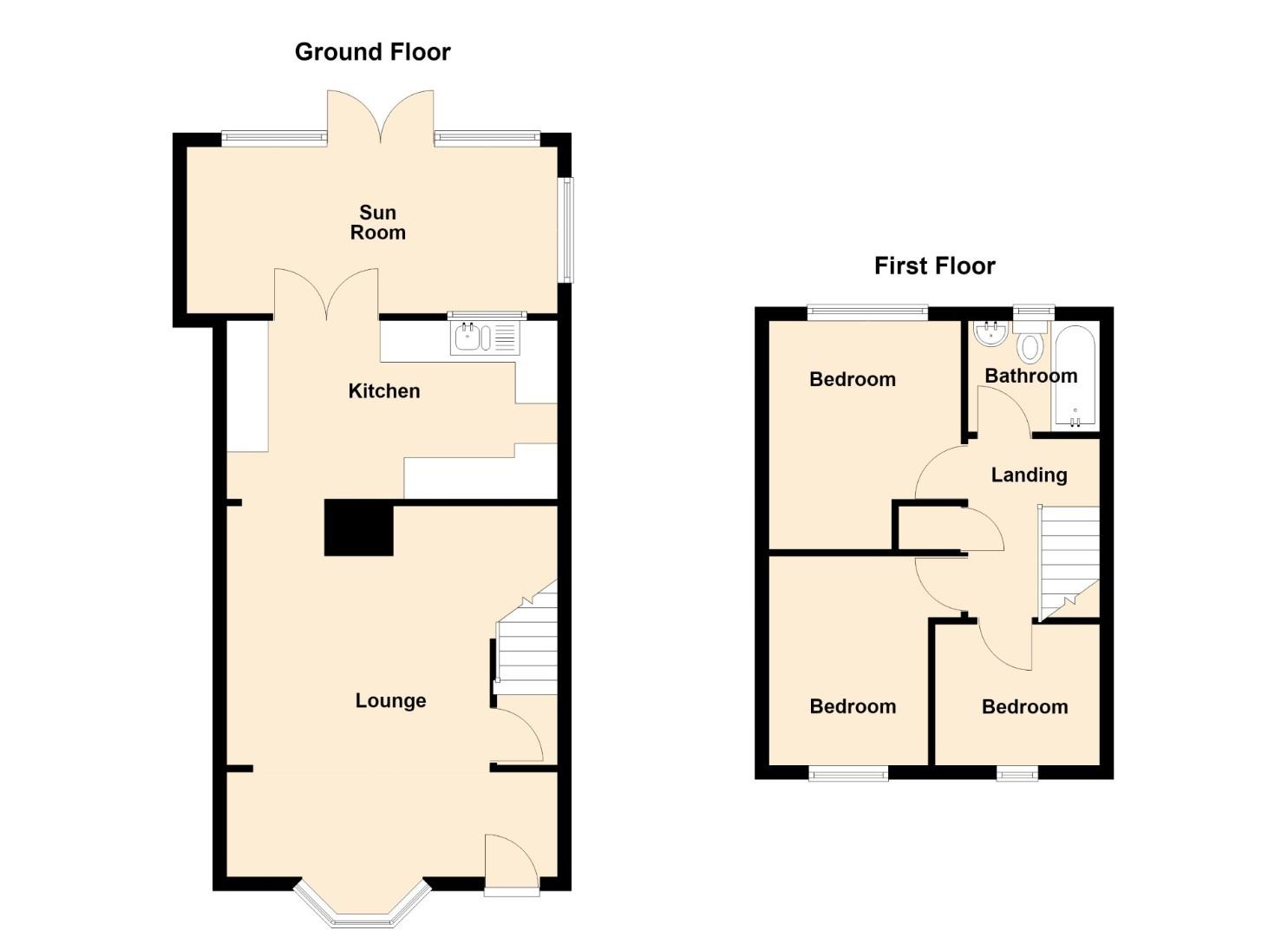 36, Spruce Drive, Brandon floorplan