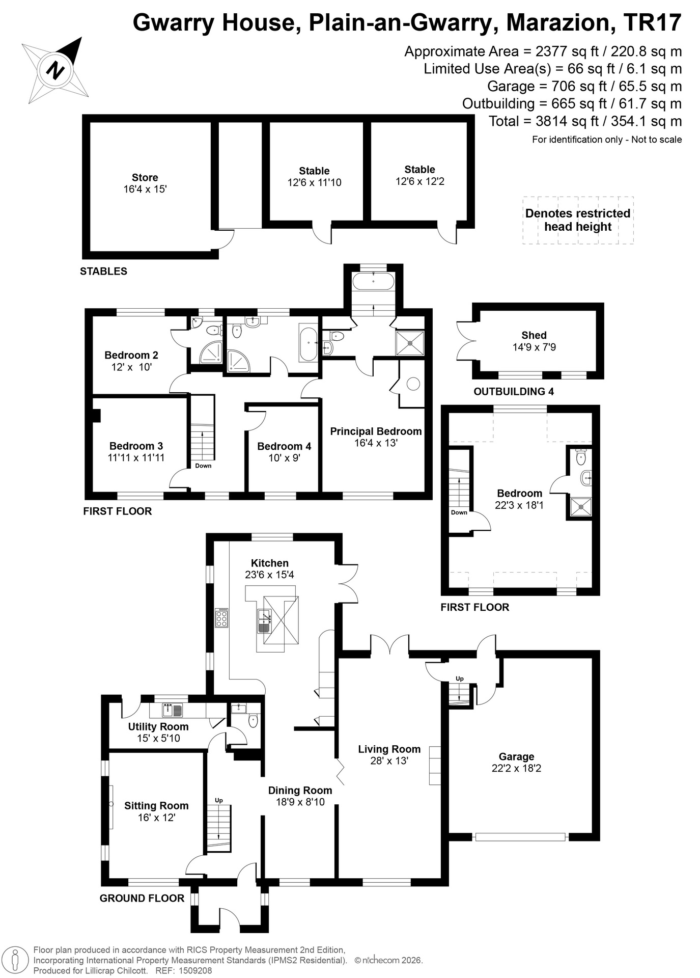 Gwarry House, Marazion floorplan
