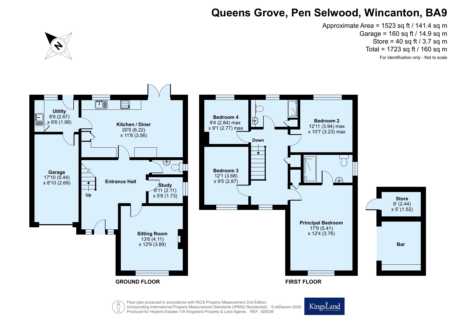 6, Queens Grove, Wincanton floorplan