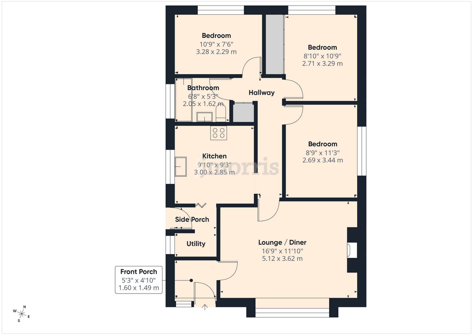 1 Lime Grove, Whitland floorplan