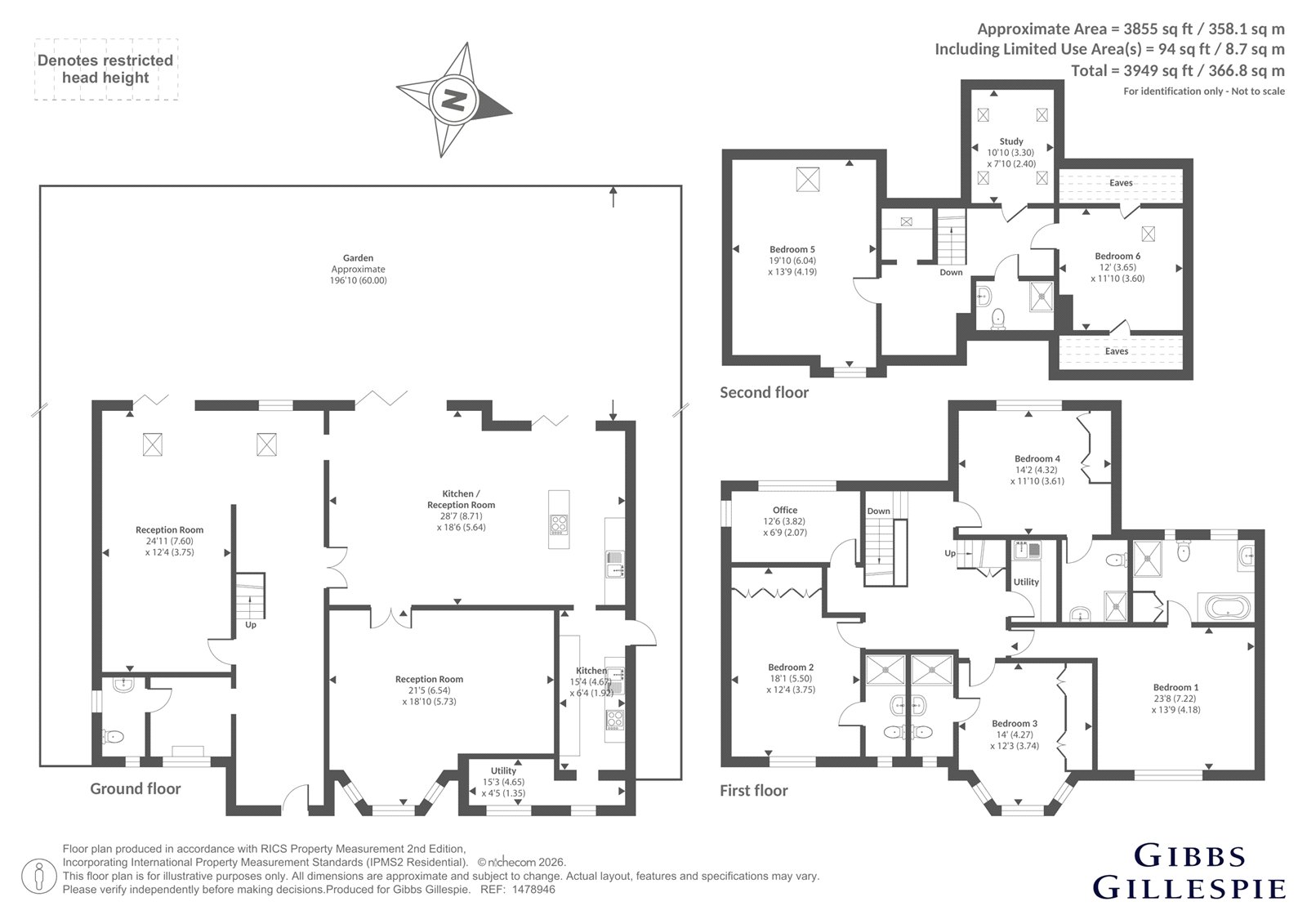 50, Wolsey Road, Hertfordshire floorplan