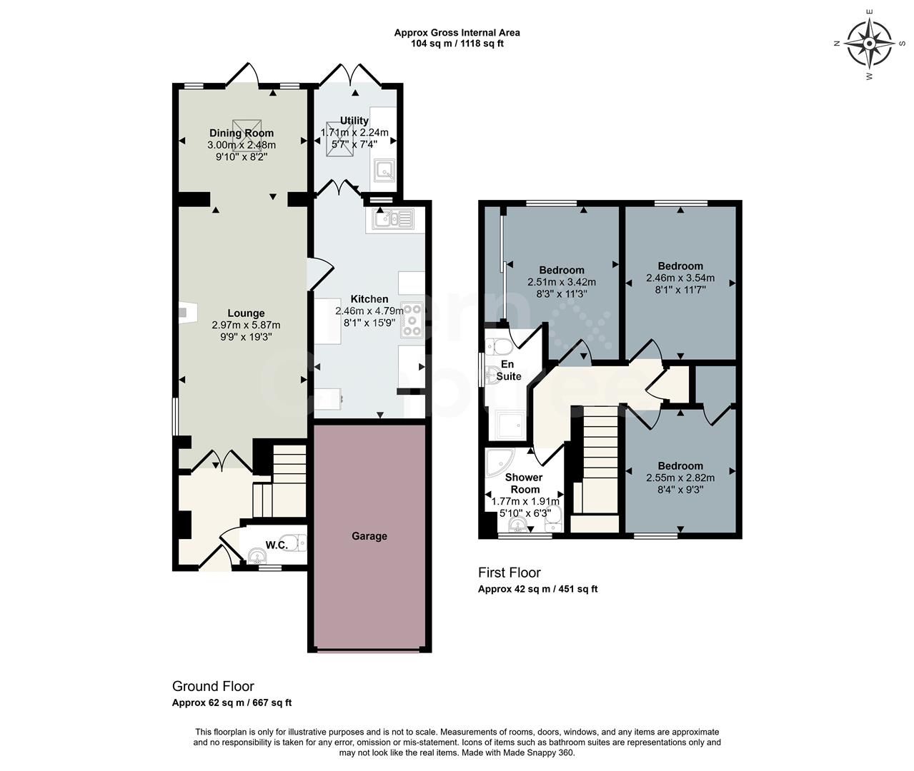 21, Brooklands Terrace, Cardiff floorplan