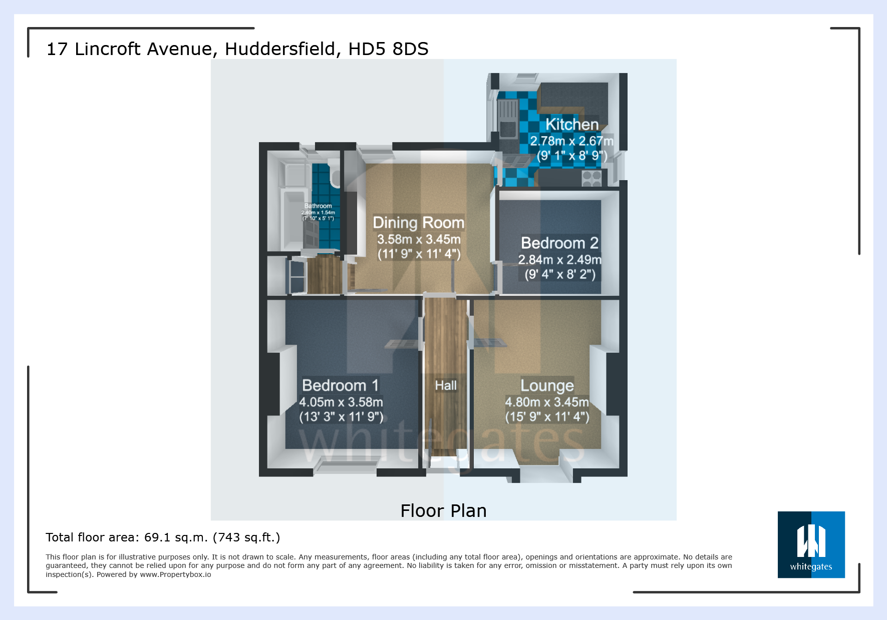 17, Lincroft Avenue, Huddersfield floorplan
