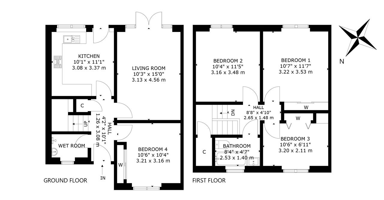 25, Cedarbank, Livingston floorplan