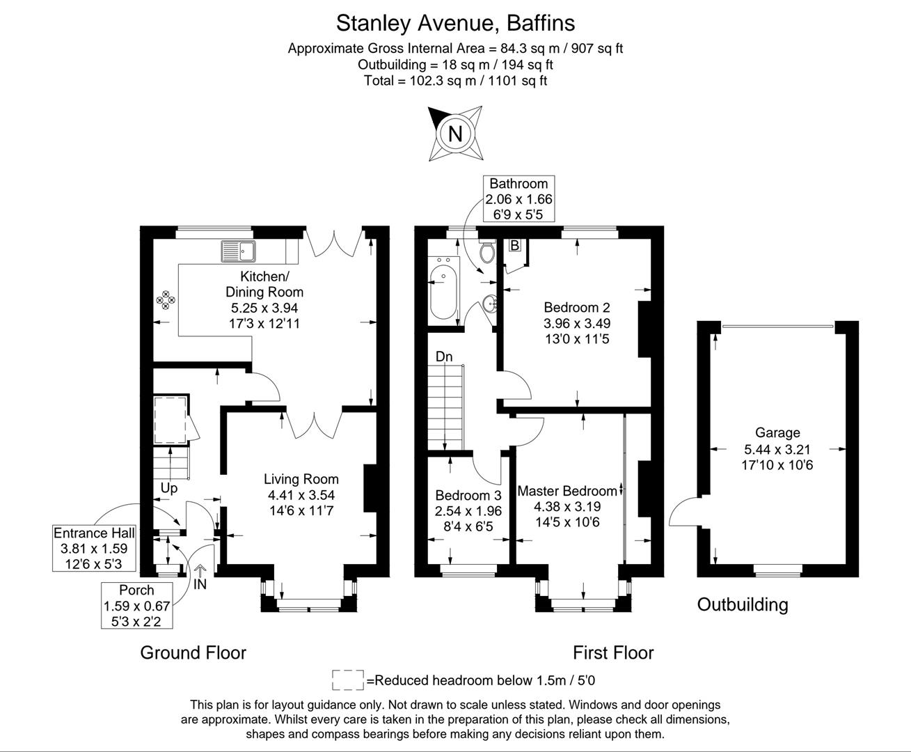 111, Stanley Avenue, Portsmouth floorplan